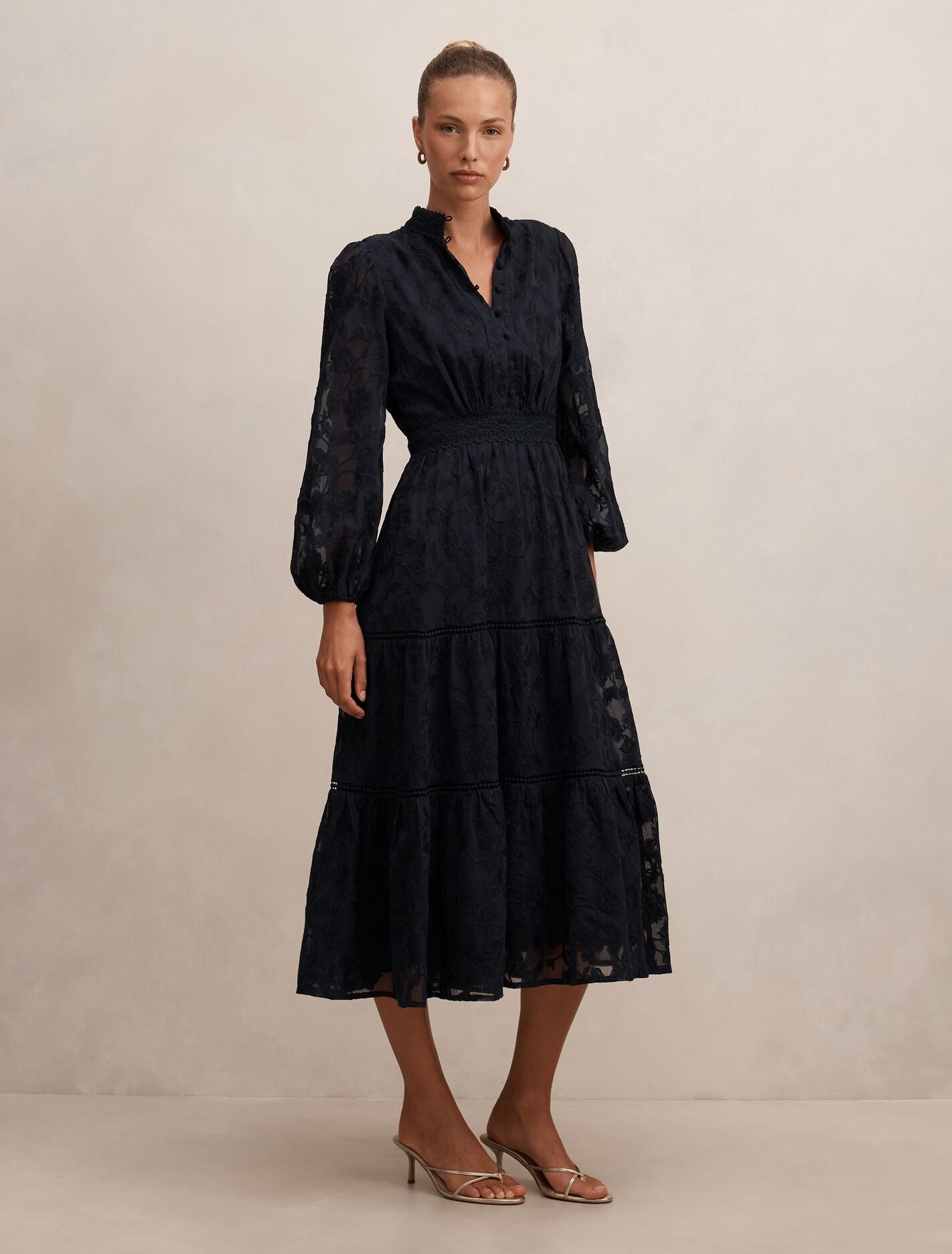 Nala Embroidered Midi Dress Forever New