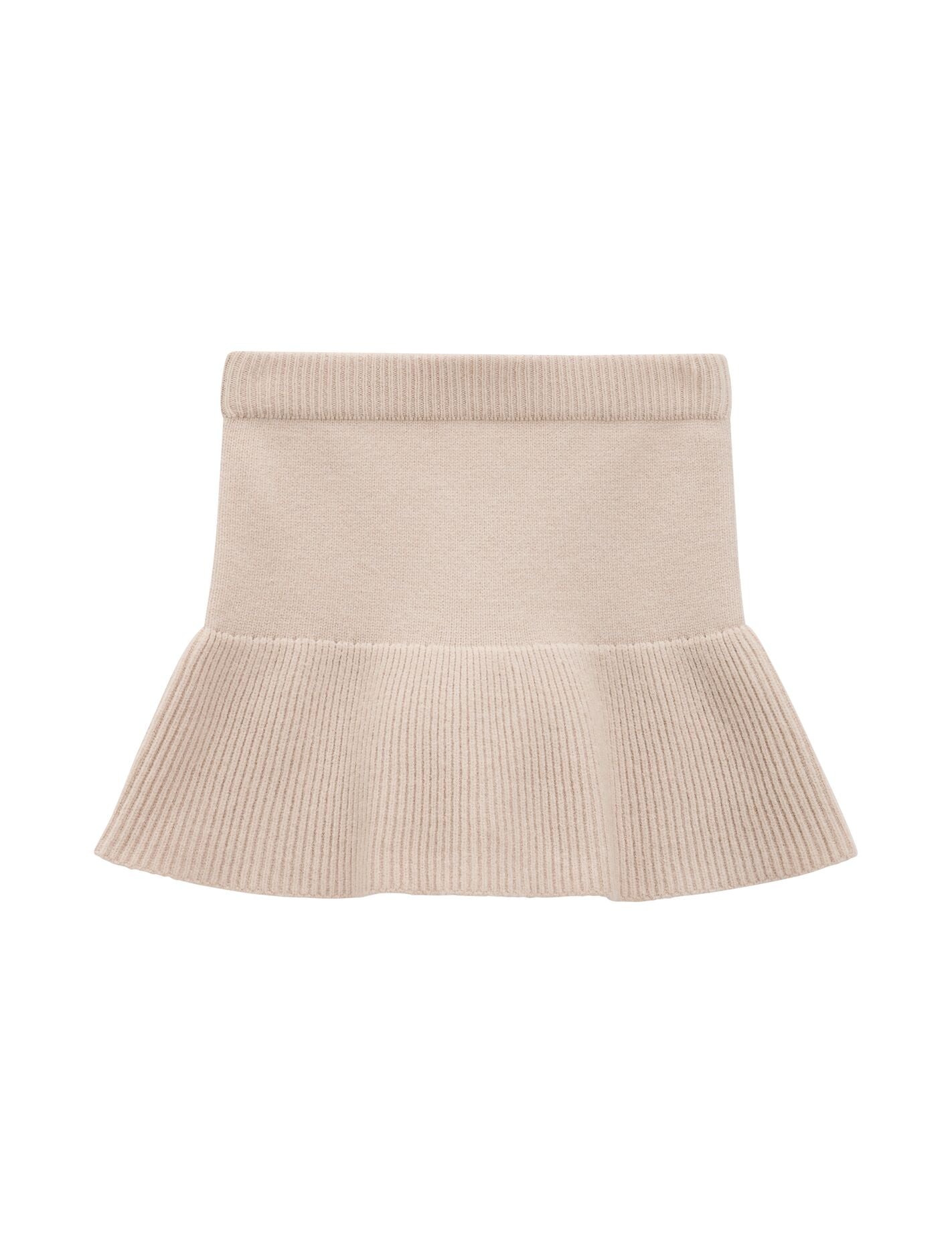 Charlie Girls Knit Skirt Neutral Stripe Co-Ord | Forever New