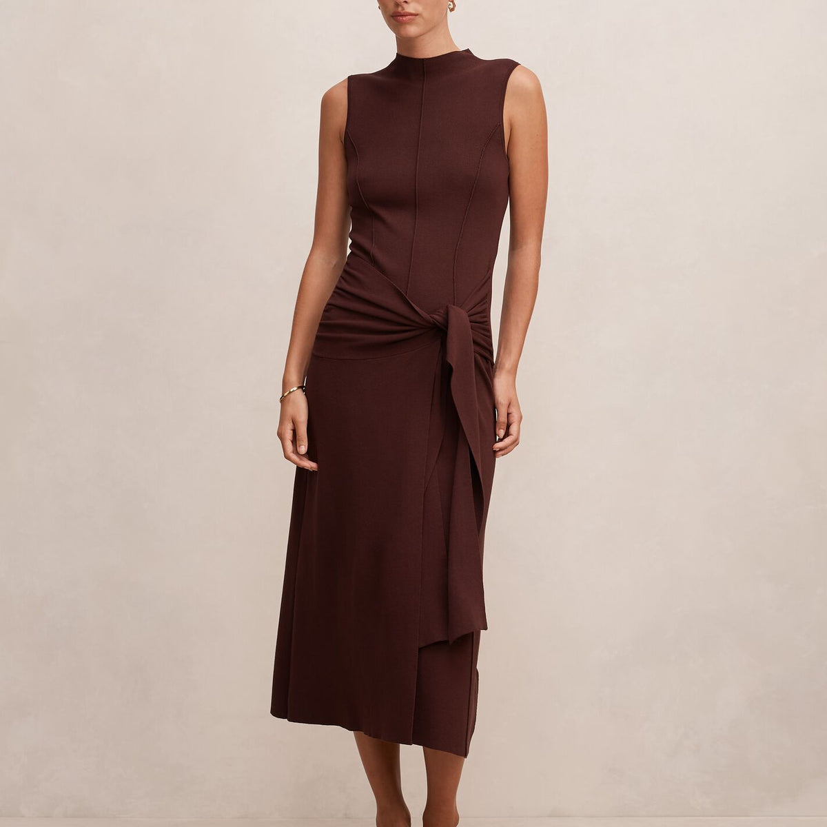 fatuma tie detail knit dress Irina Knitted SPRING 2023