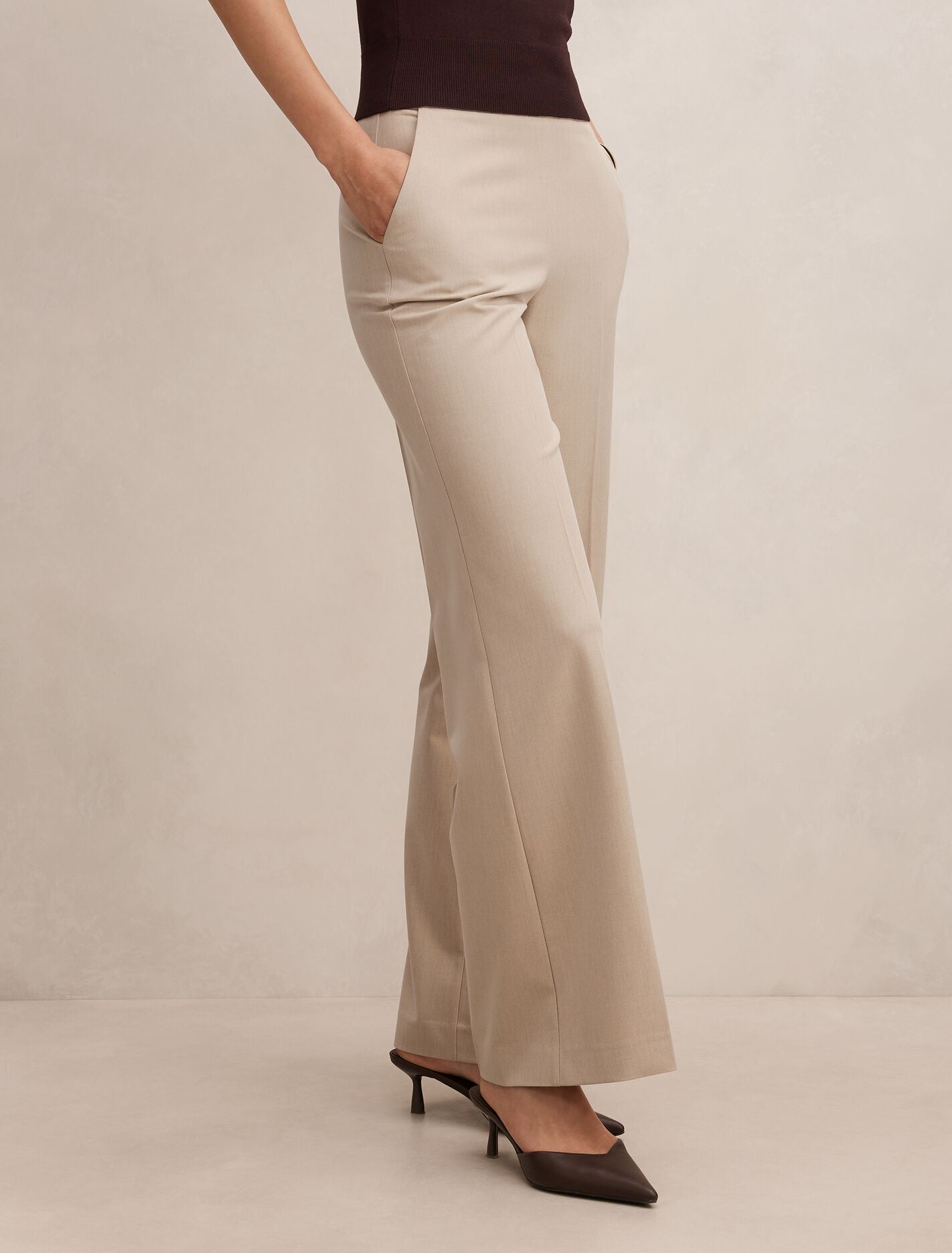 Marissa Marle Wide Leg Pants Ginger Marle | Forever New