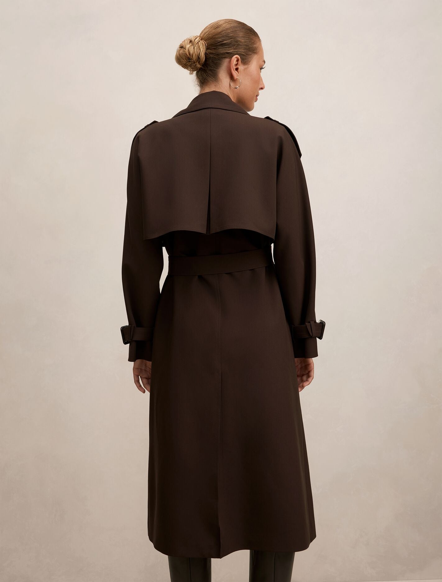 Ivy Belted Trench Coat Chocolate | Forever New
