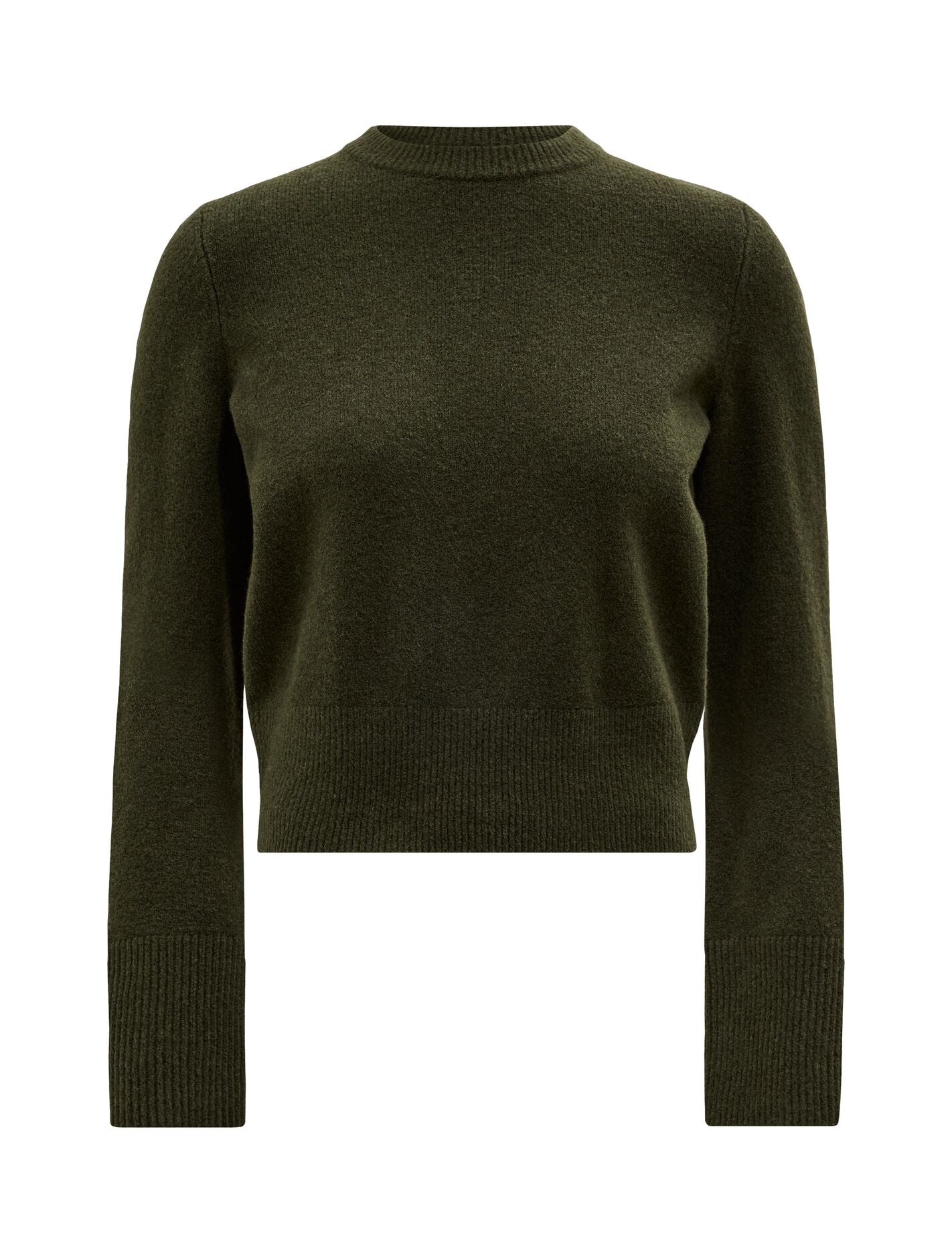 Natalie Knitted Sweater Deep Green | Forever New