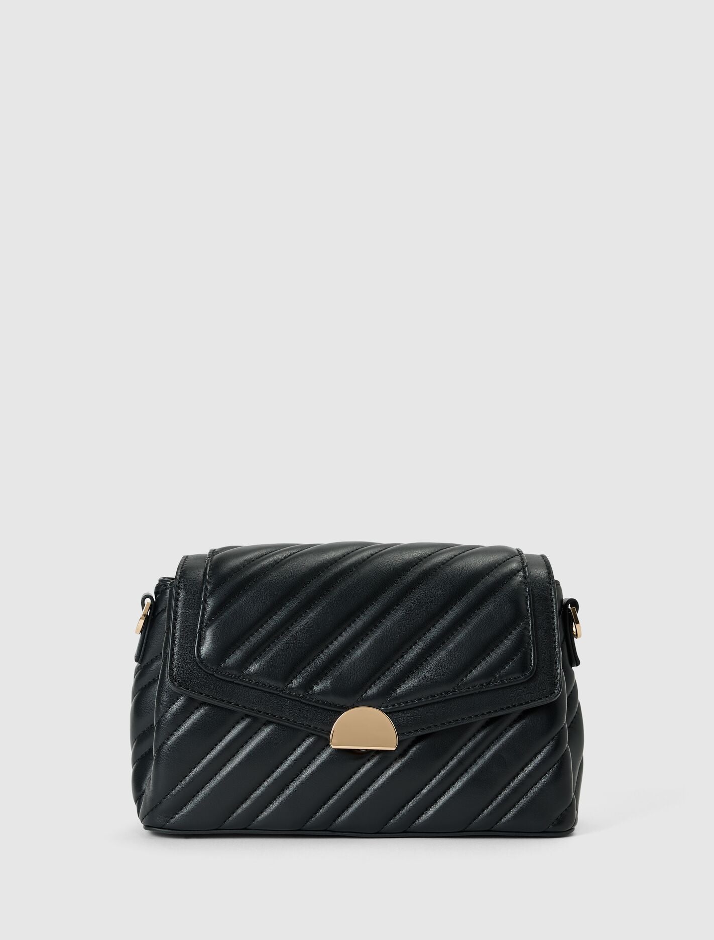 Madeline Medium Quilt Shoulder Bag 0 Black Forever New