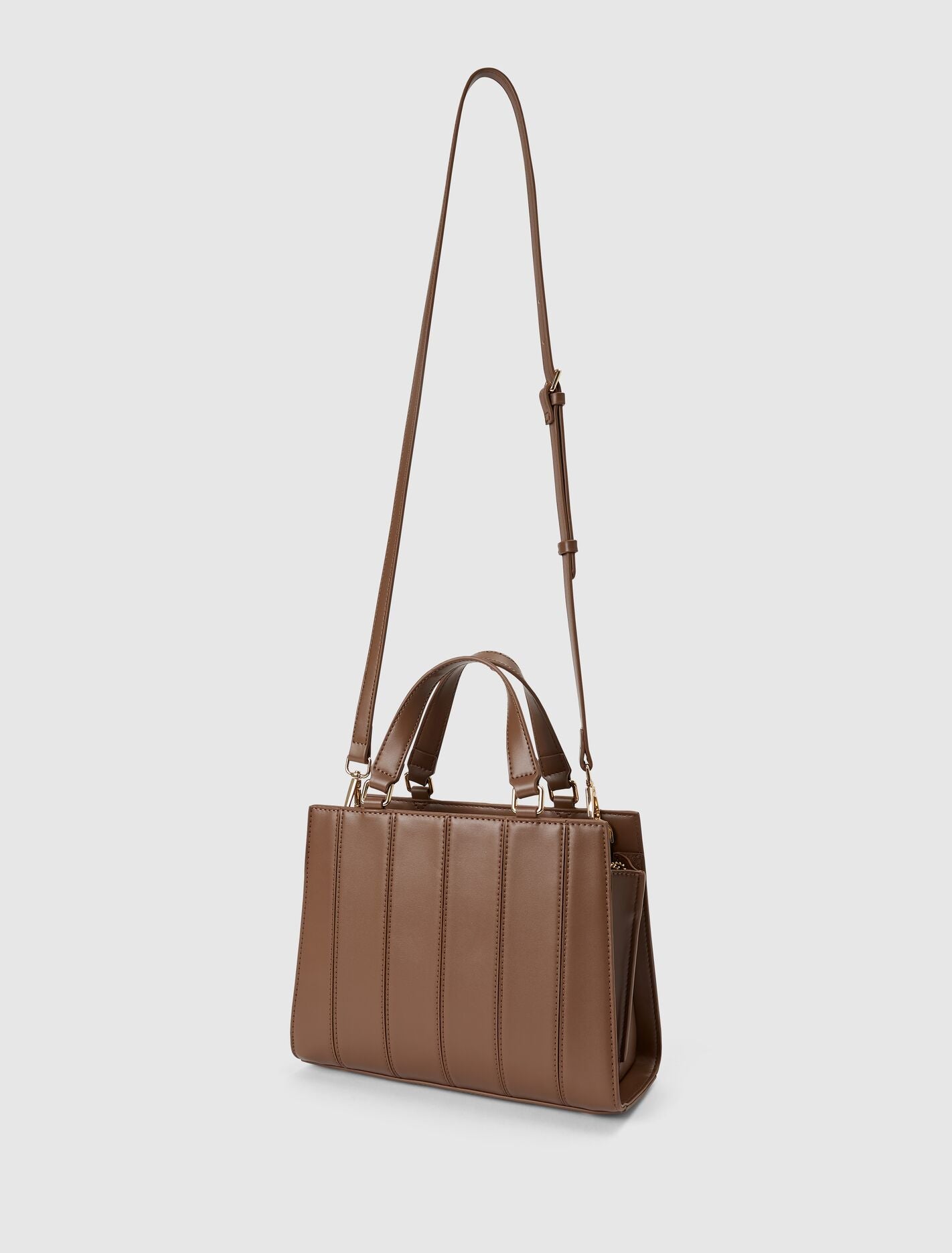 Mila Medium Panel Tote Bag Mocha | Forever New