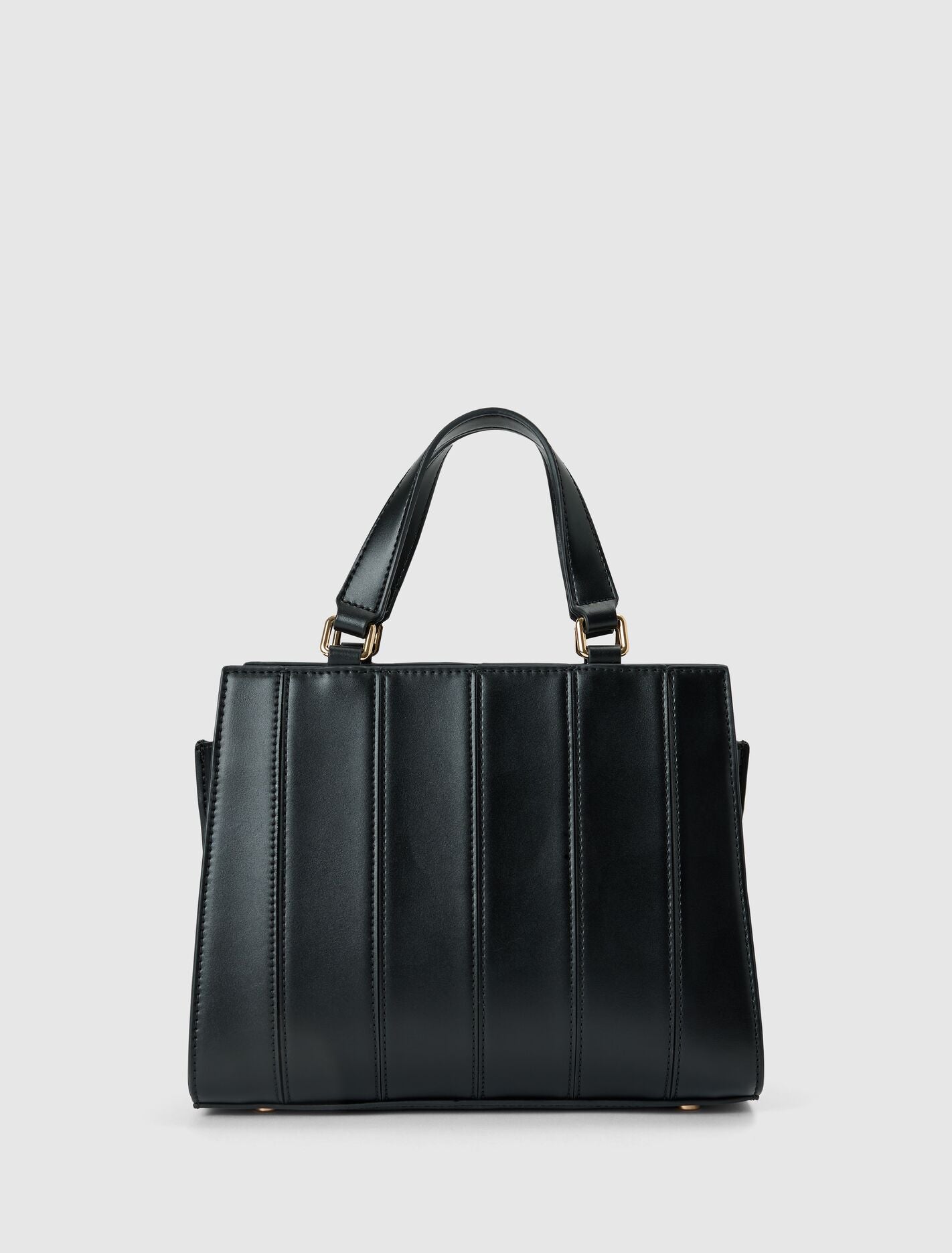 Mila Medium Panel Tote Bag Black | Forever New