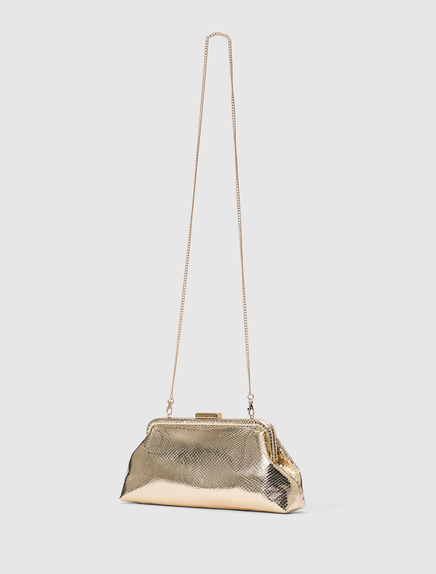 Sophie Textured Frame Clutch Forever New
