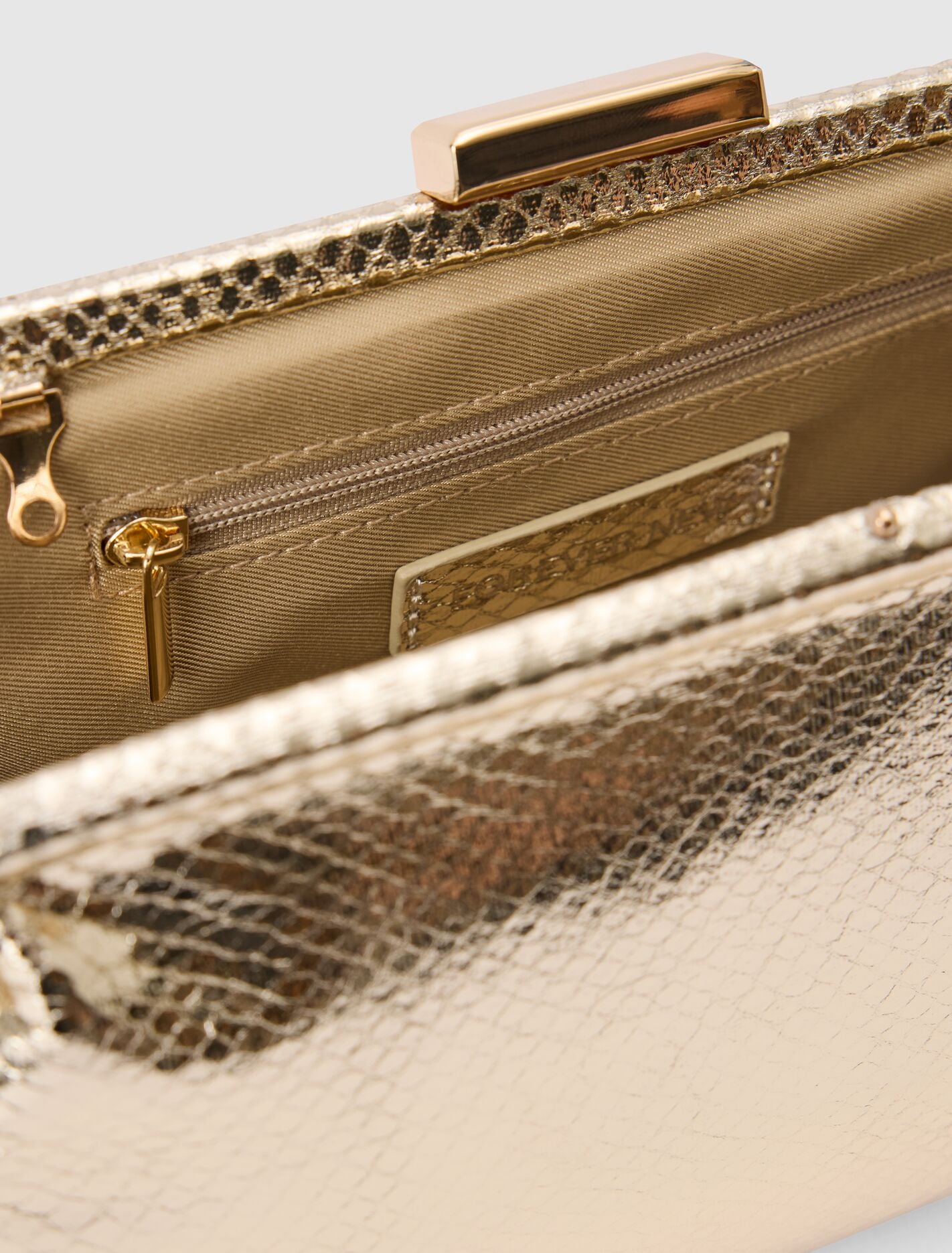 Sophie Textured Frame Clutch Forever New