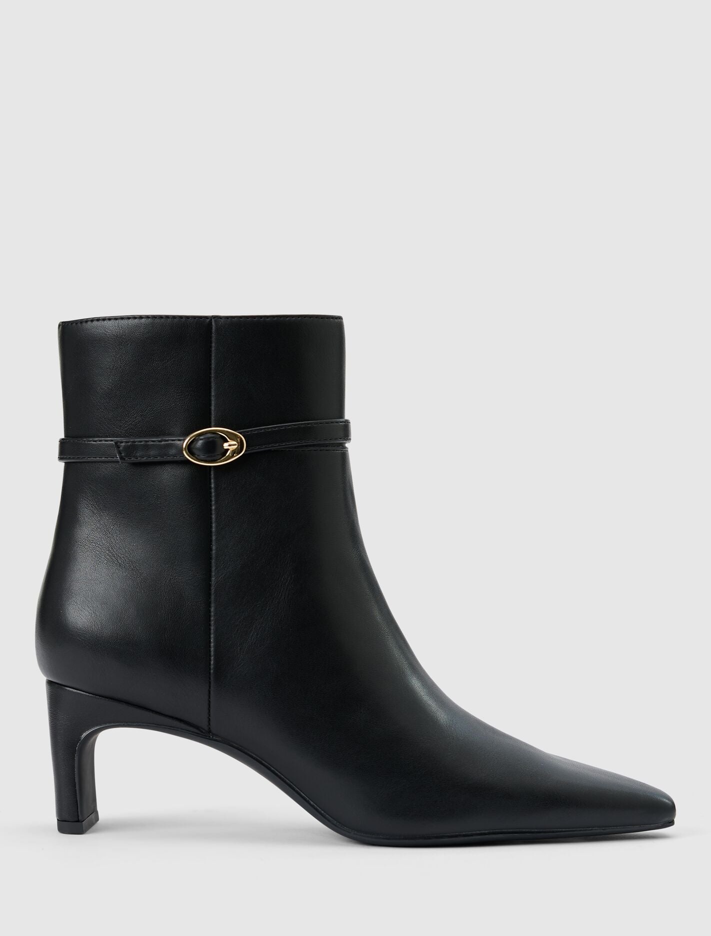 Tessa Chisel Toe Ankle Boot Black Forever New