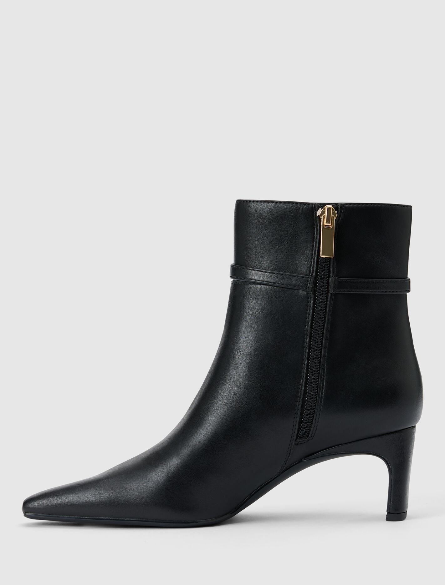 Tessa Chisel Toe Ankle Boot Black | Forever New