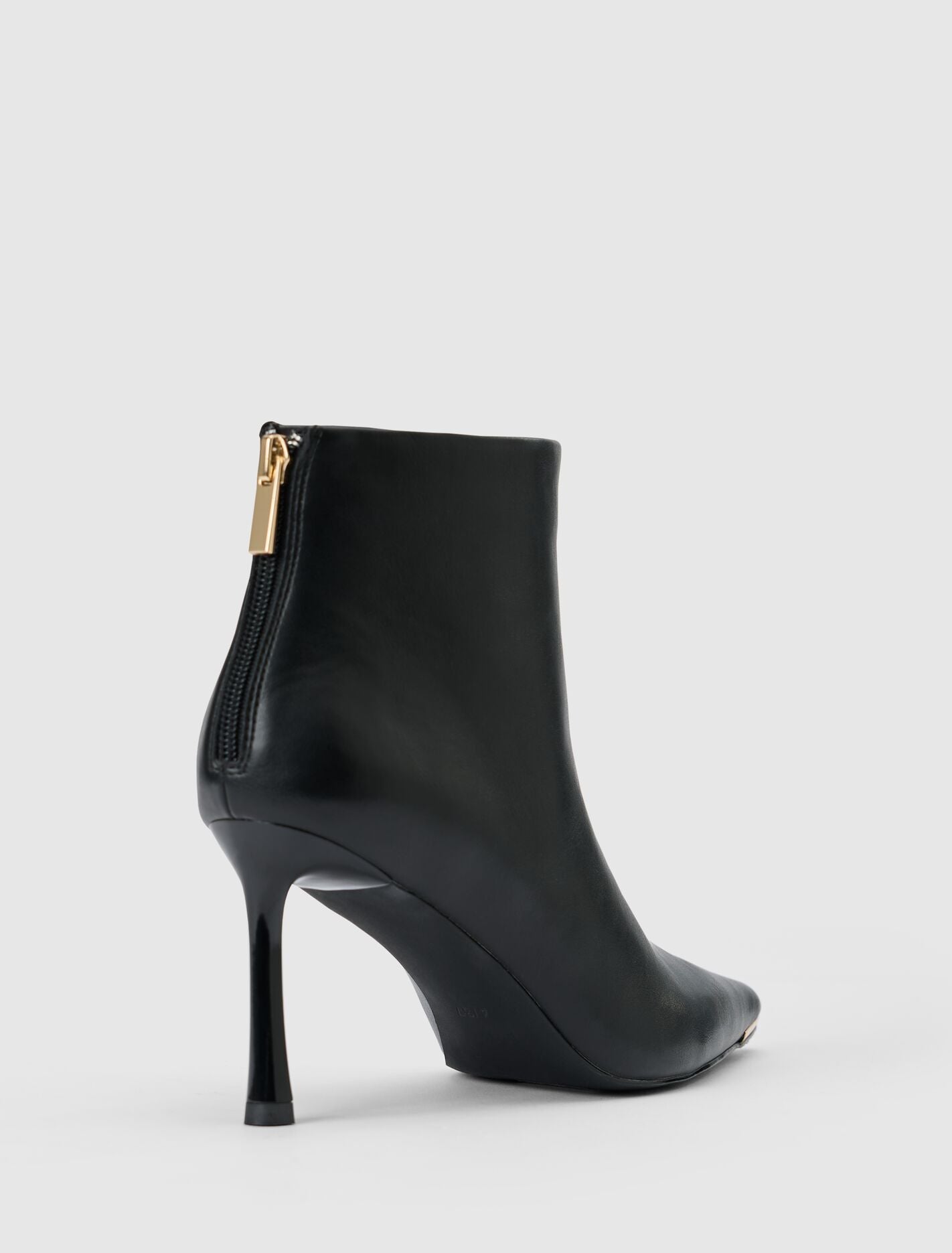 Mandy Metal Inset Heeled Ankle Boot Forever New