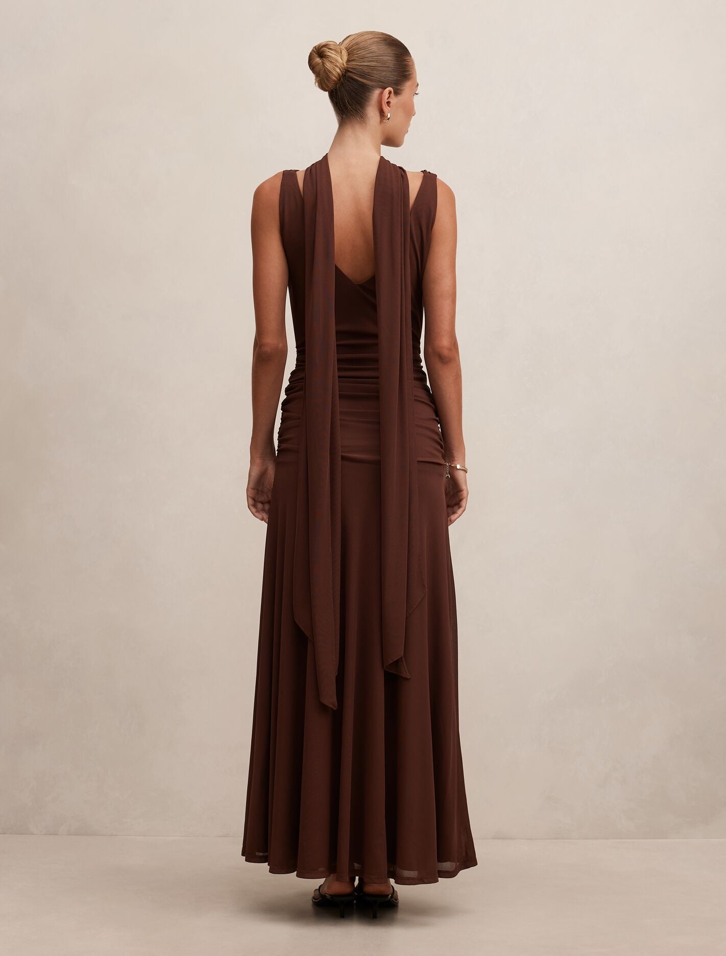 Vivianne Scarf Tie Maxi Dress Forever New