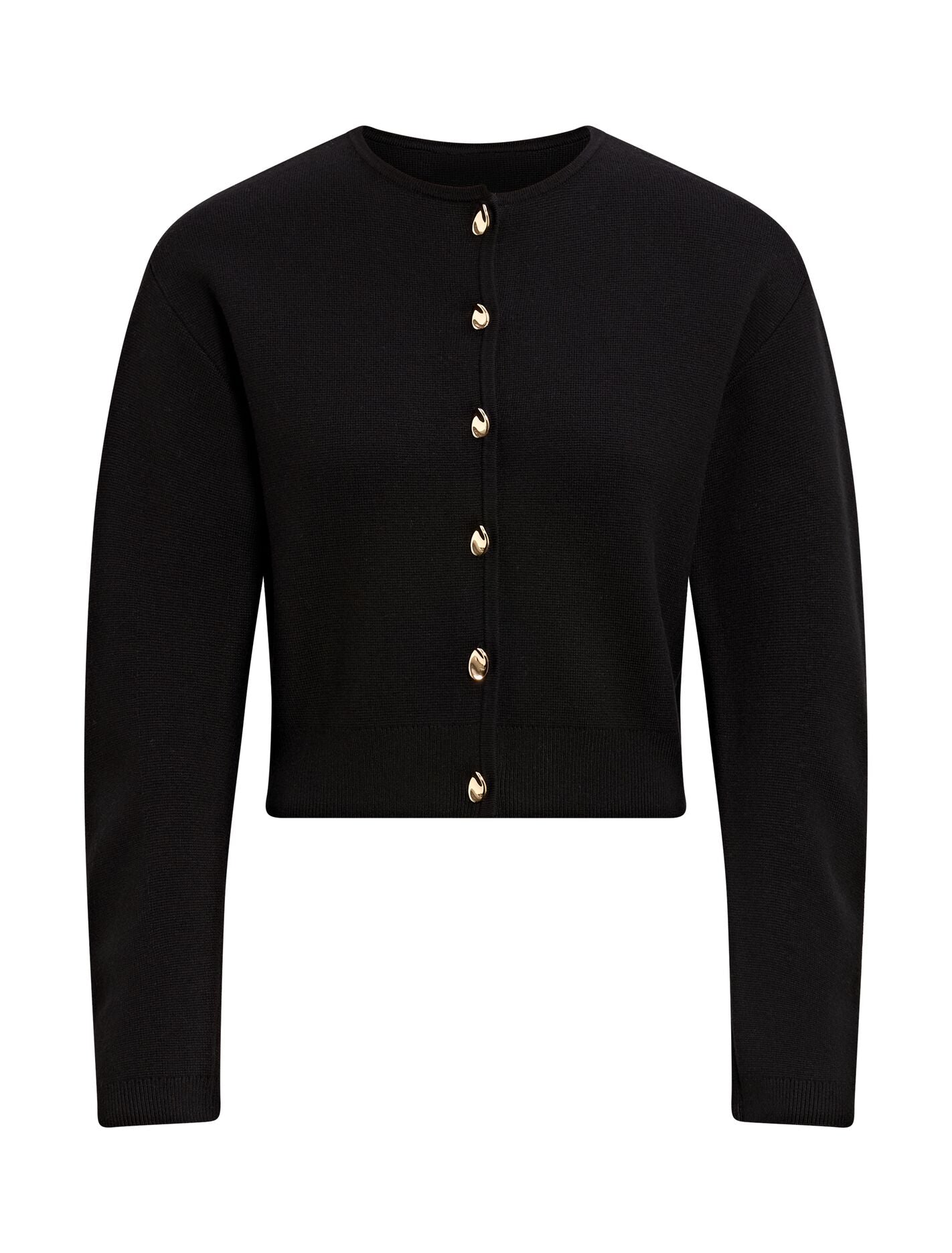 Karla Sculpt Sleeve Cardigan Black Co Ord | Forever New