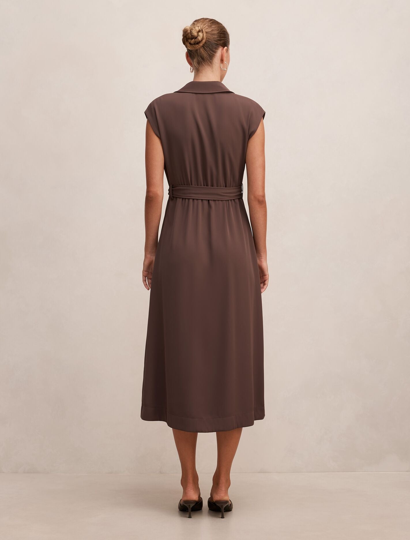 Elsa Sleeveless Trench Midi Dress Forever New