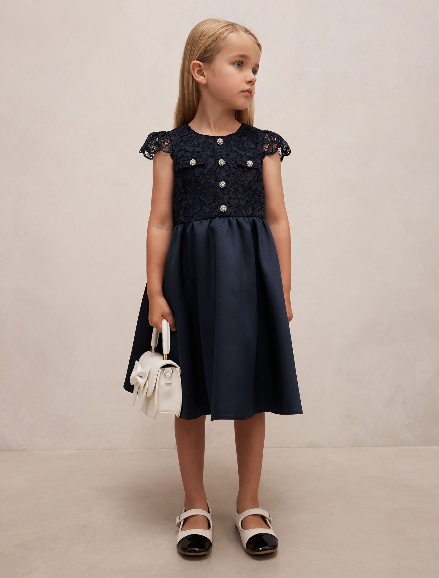 Francesca Girls Lace Taffeta Dress Forever New