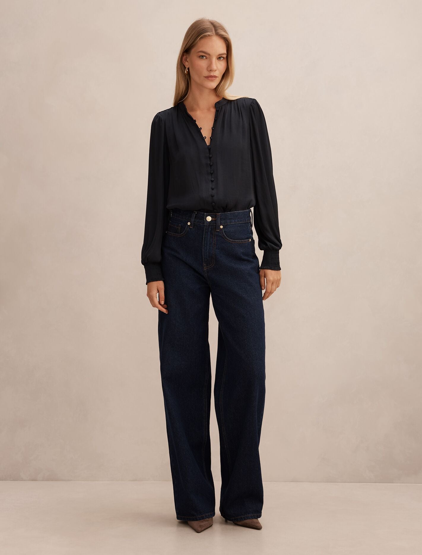 Savannah Button Up Blouse Forever New