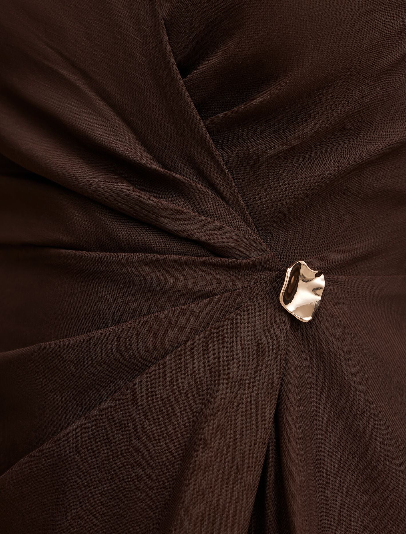 Francesca Linen Shirt Midi Dress Forever New