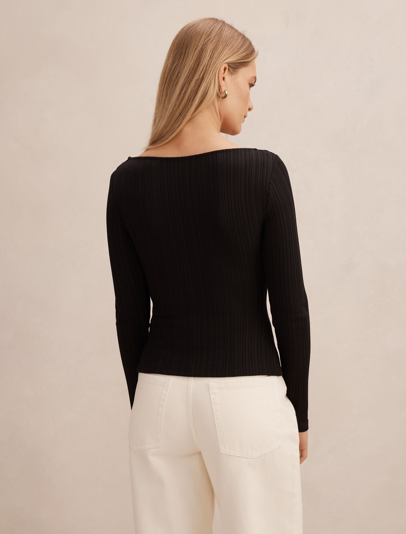 Minka Rib Boat Neck Top Forever New