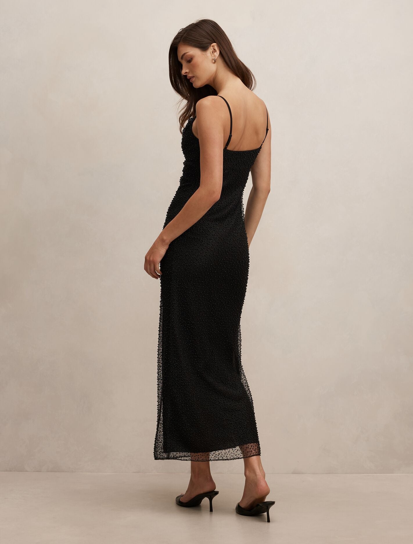 Beatrix Beaded Cami Midi Dress Forever New