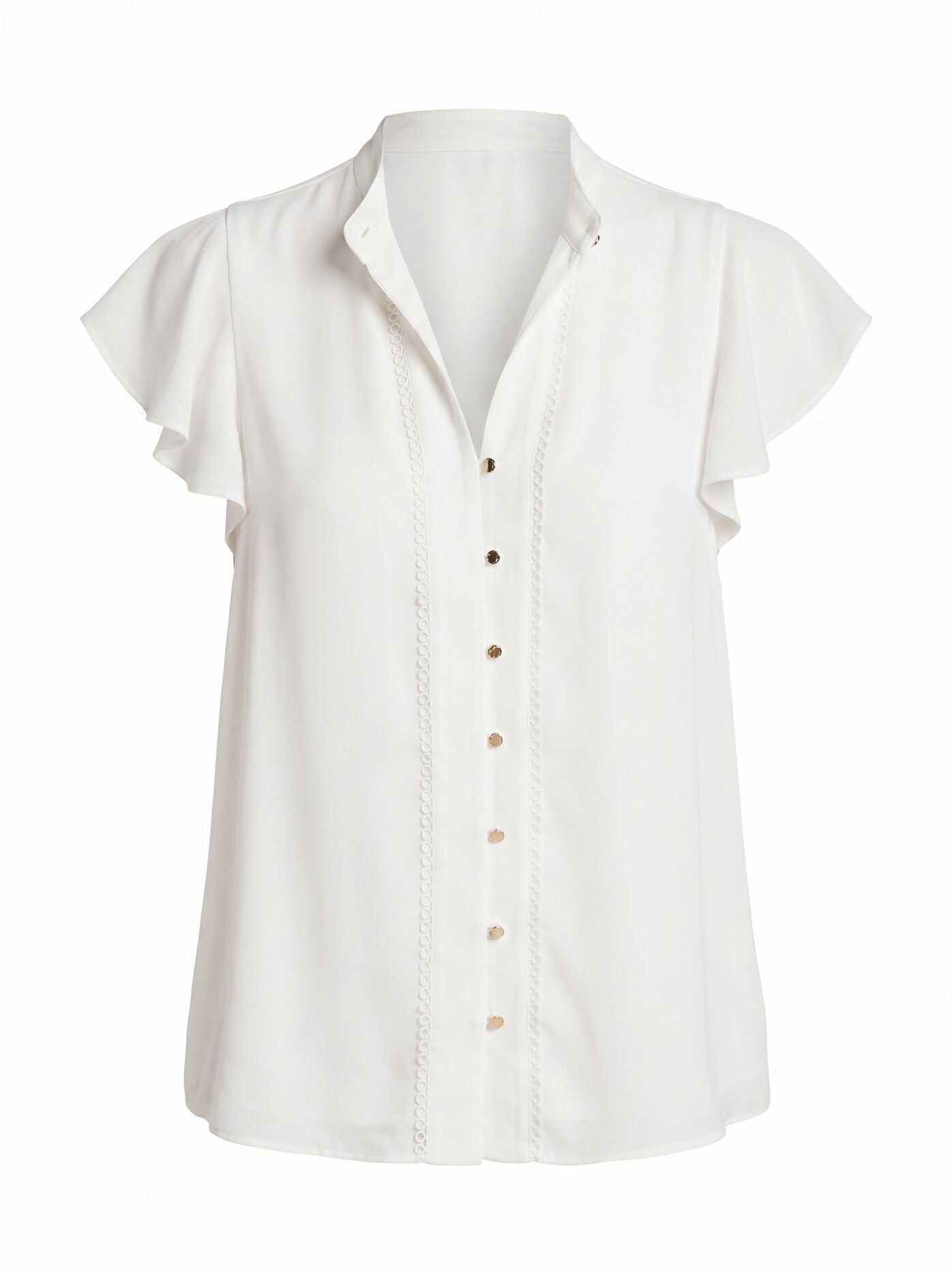 Jennie Flutter Sleeve Blouse Forever New
