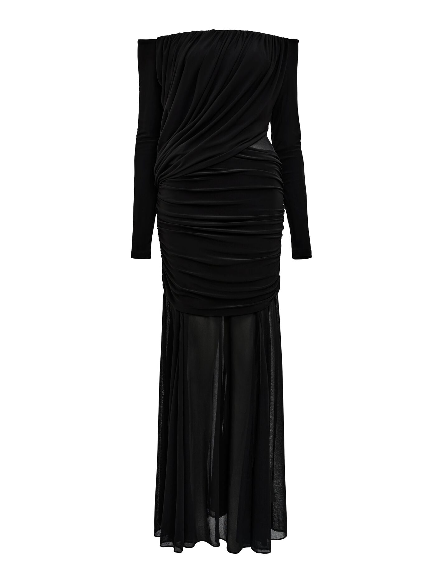 Belinda Bardot Draped Maxi Dress Forever New