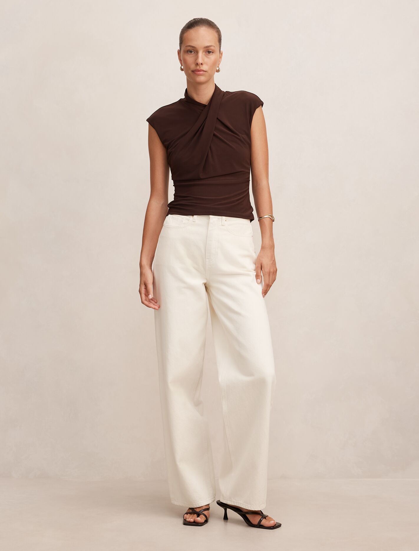 Trinity Twist High Neck Top Forever New
