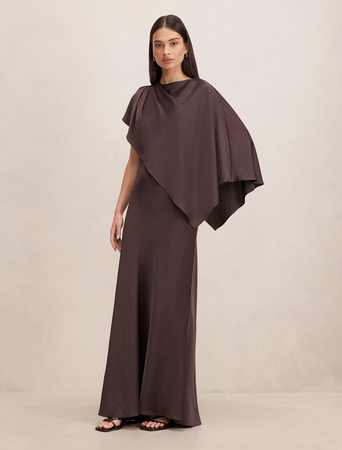 Zinnia Cape Maxi Dress Forever New