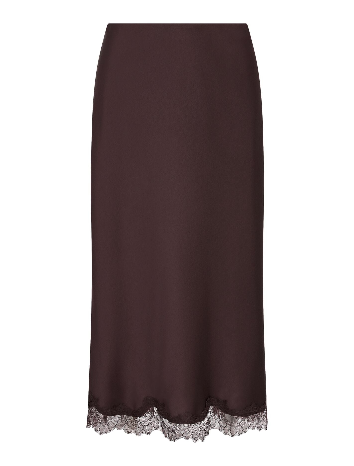 Enola Lace Maxi Skirt Dark Chocolate | Forever New