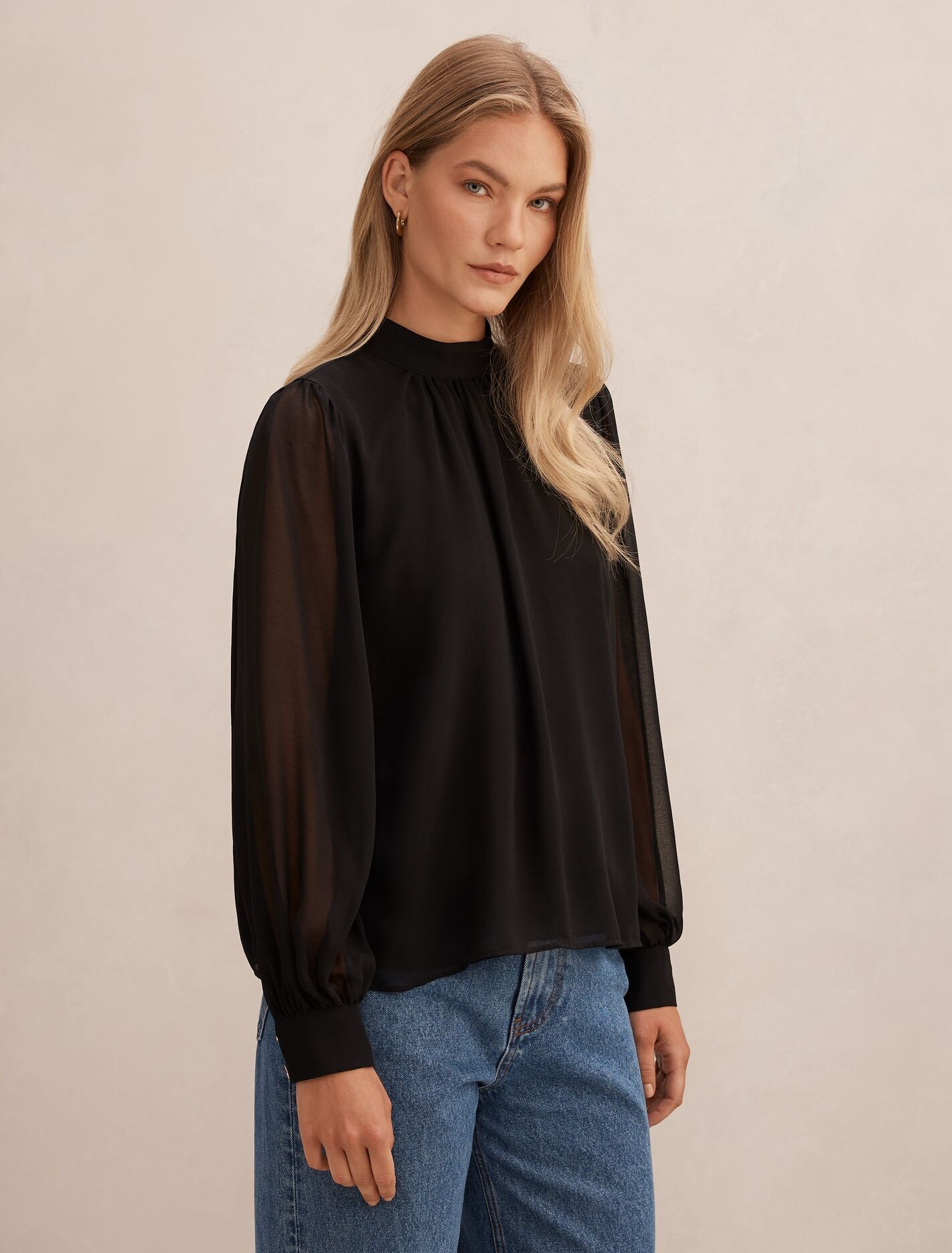 Deja Sheer Blouse