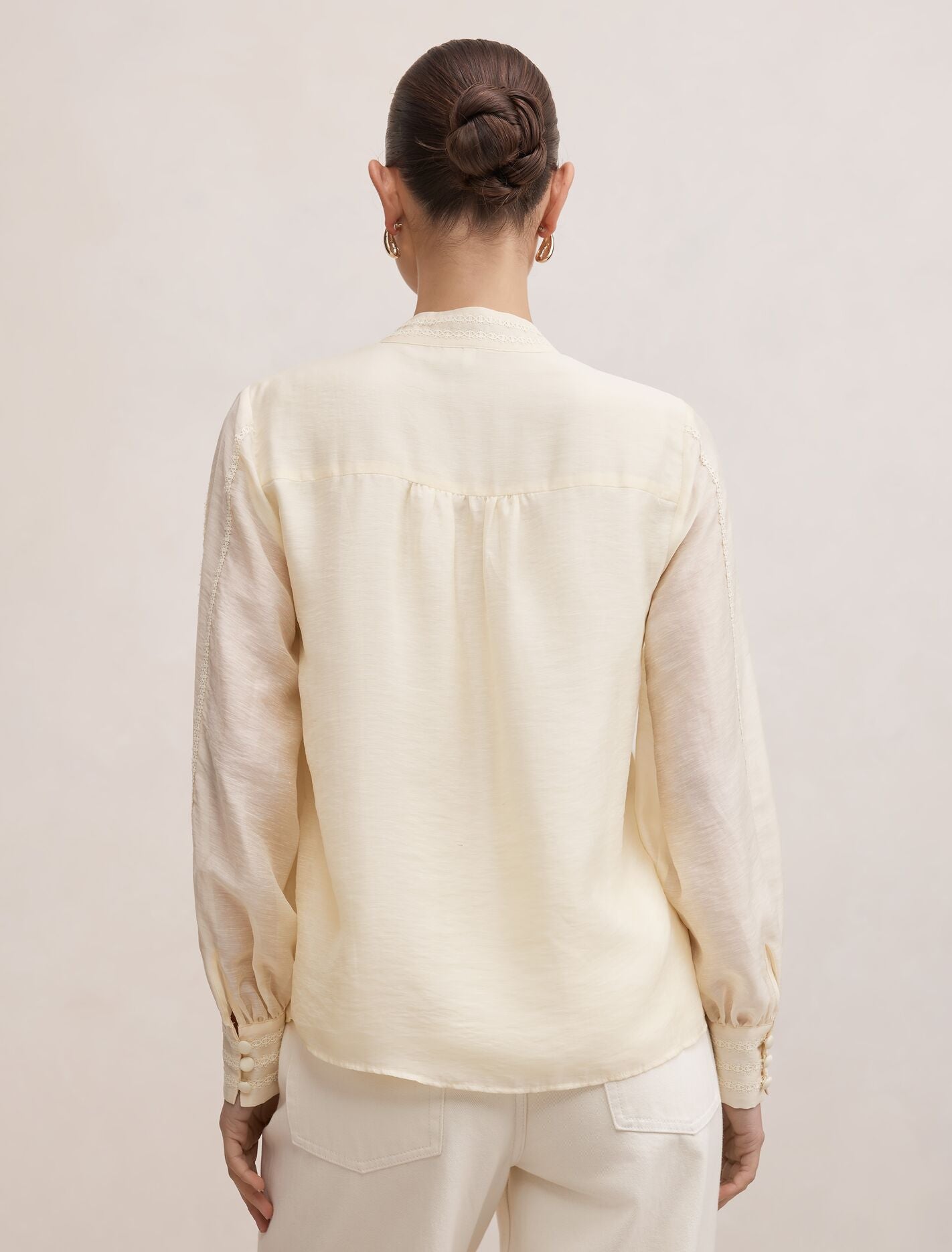 Astra Lace Trim Blouse Forever New