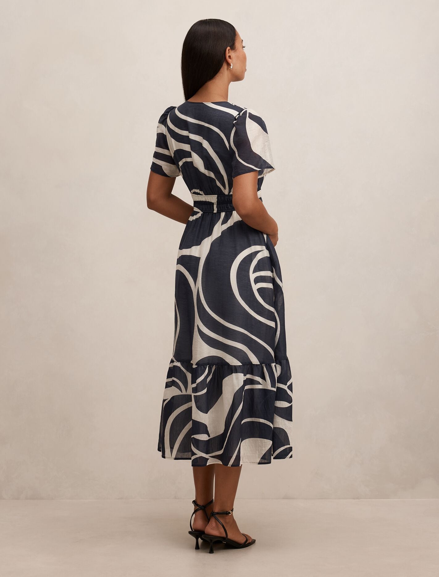 Eleanor Short Sleeve Midi Dress Forever New