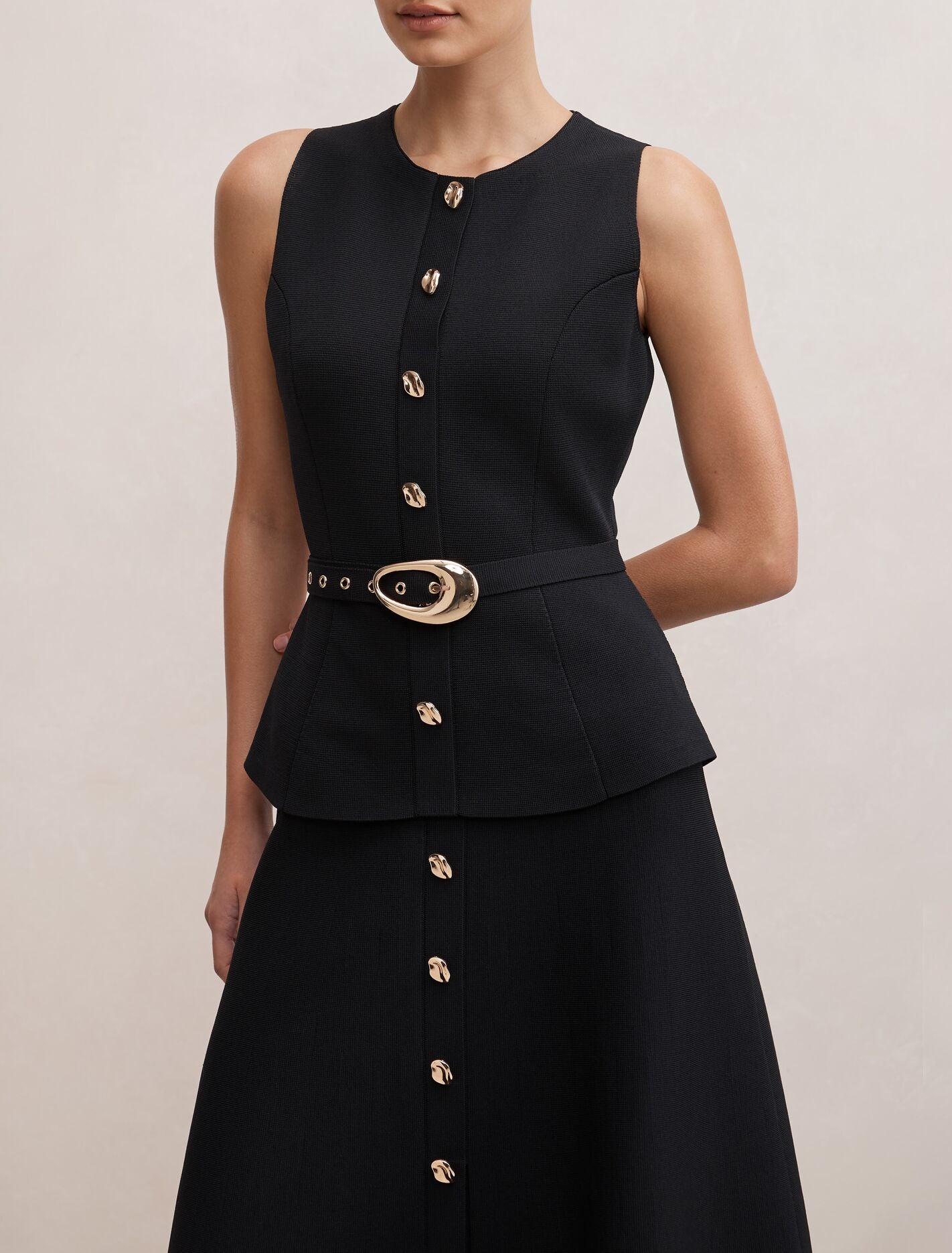 Amelia Layered A-Line Midi Dress Forever New