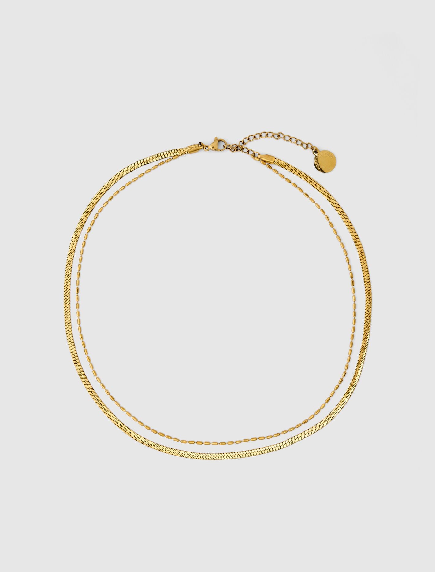 Shani Snake Chain Layered Necklace 0 Gold Plated Forever New