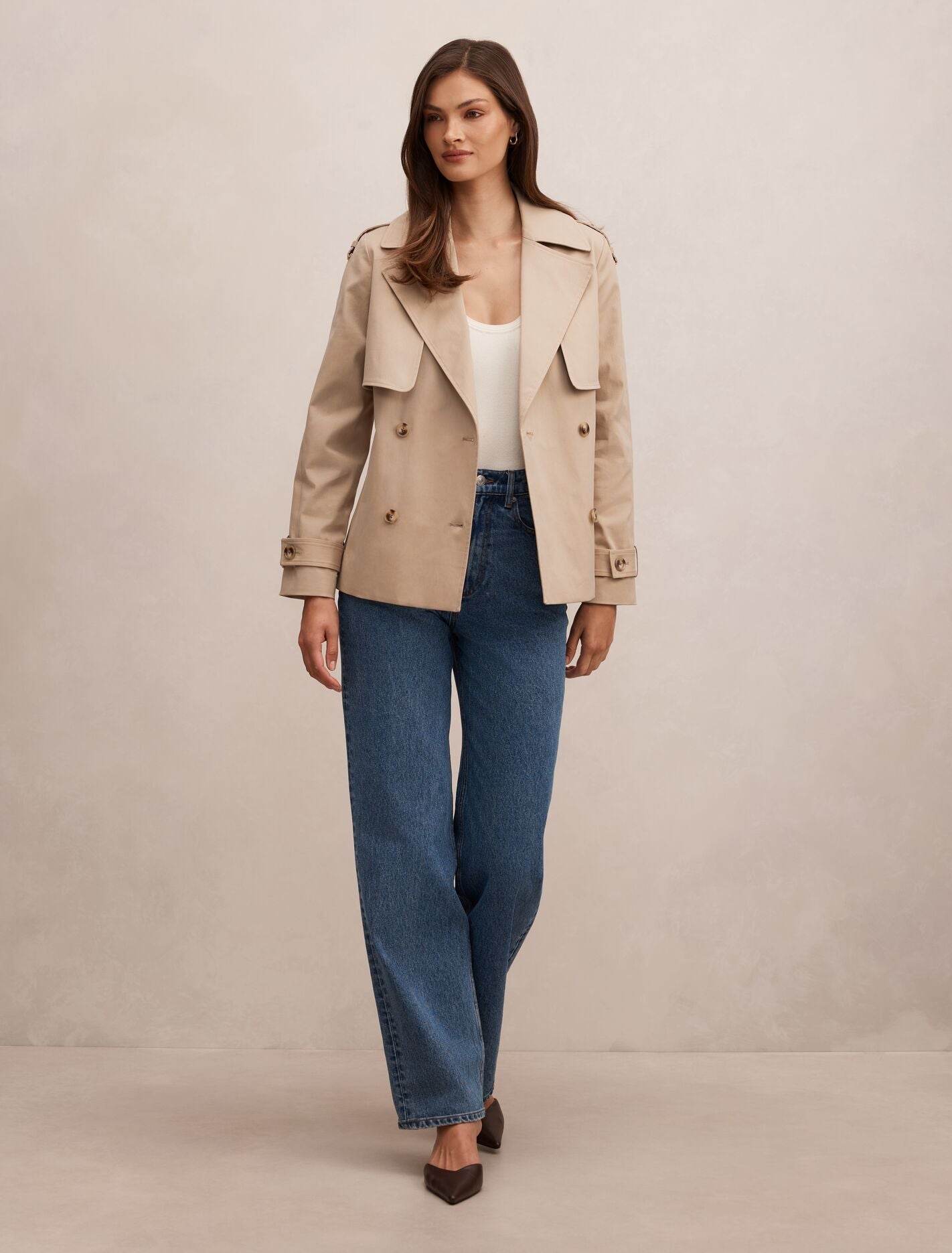 Teagan Short Trench Coat