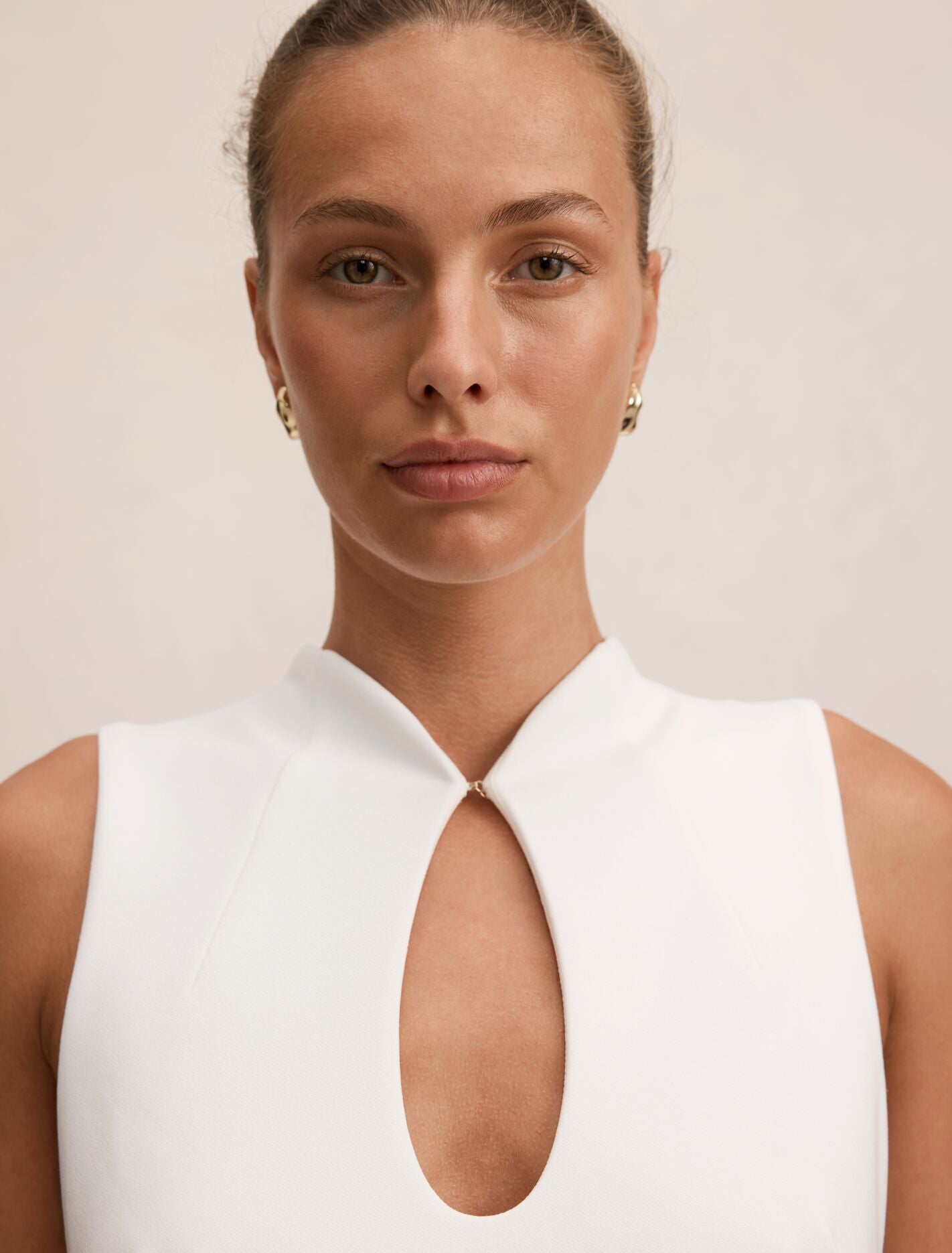 Frankie High Neck Keyhole Bodycon Dress Forever New