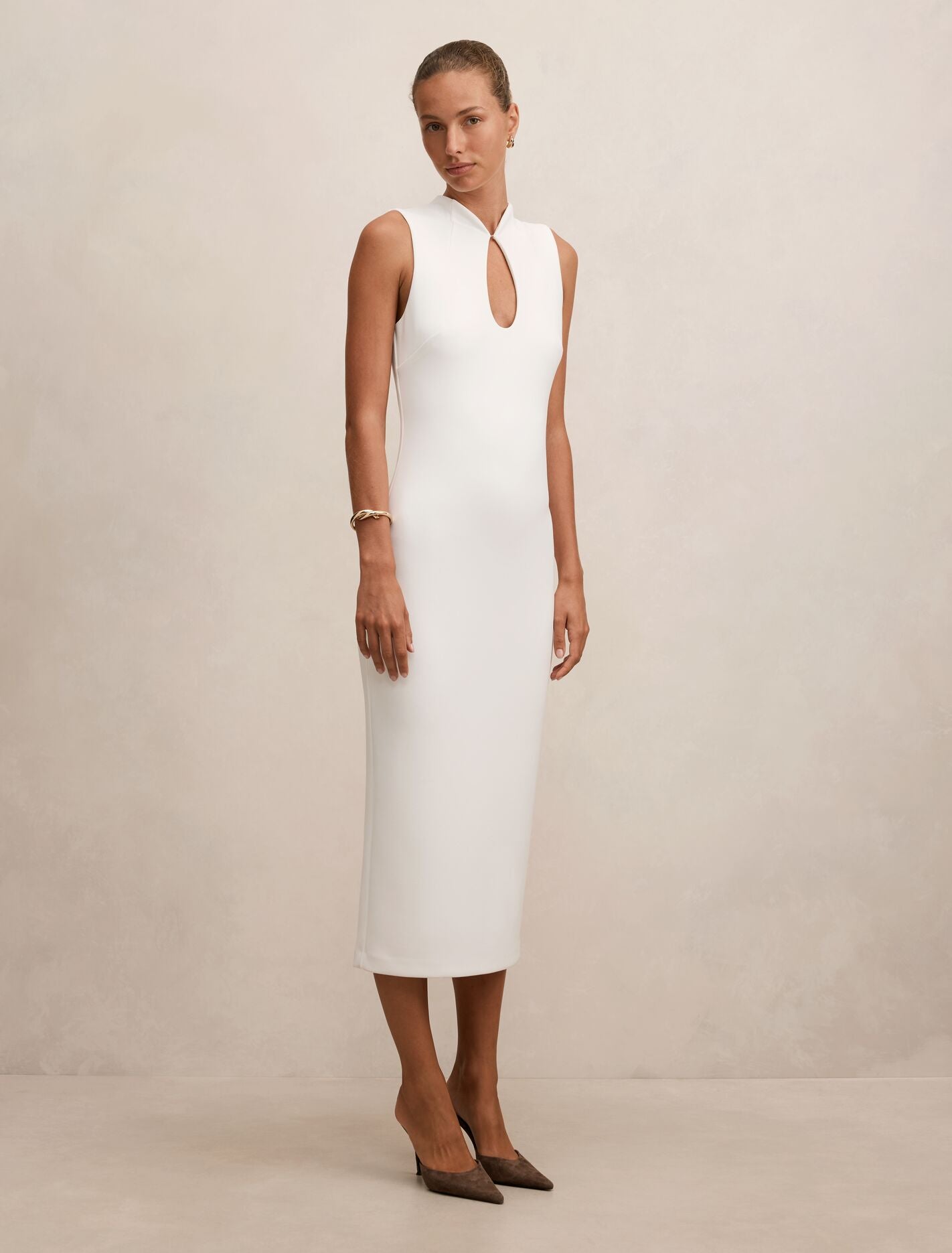 Frankie High Neck Keyhole Bodycon Dress Forever New