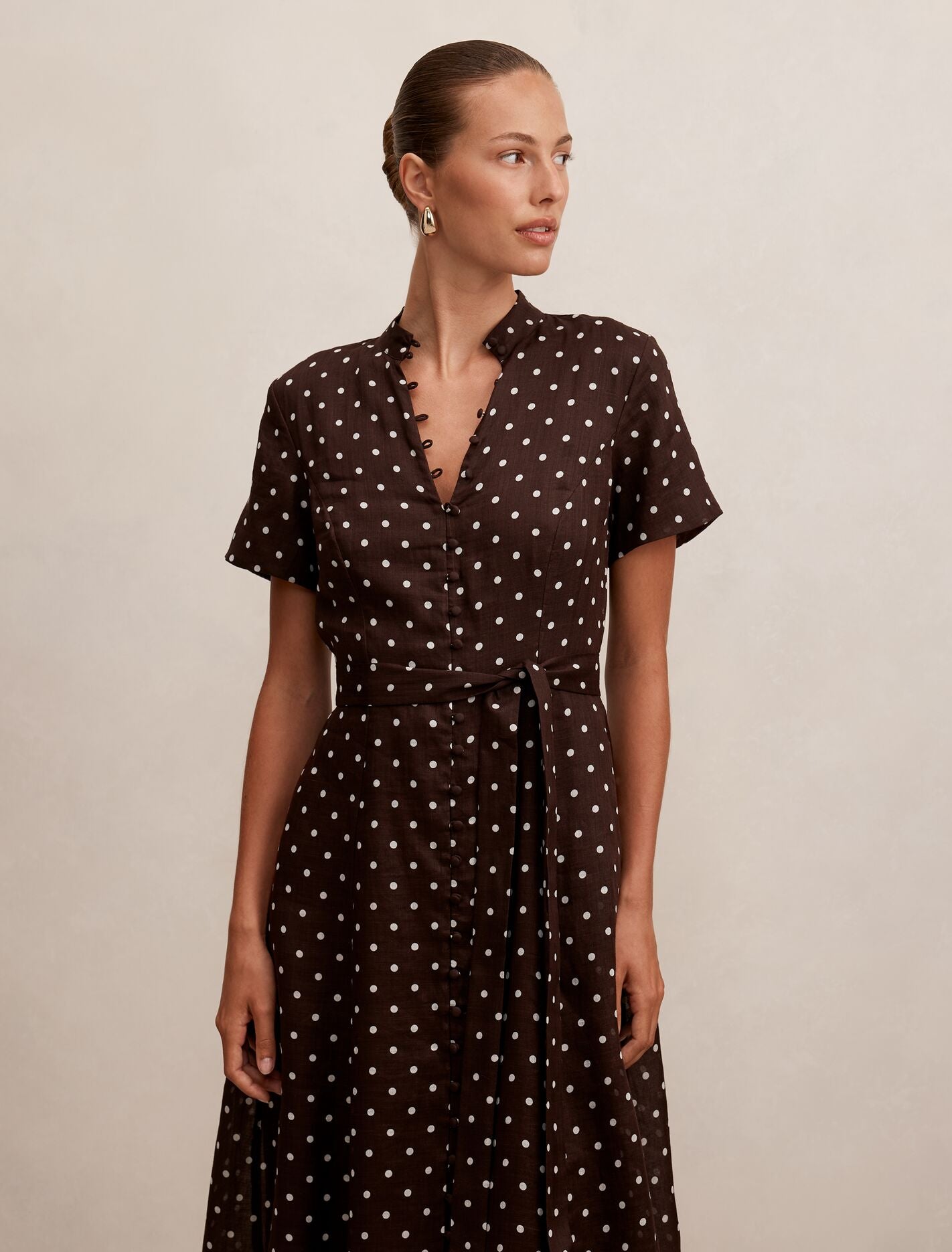 Therese Short Sleeve Midi Dress Forever New