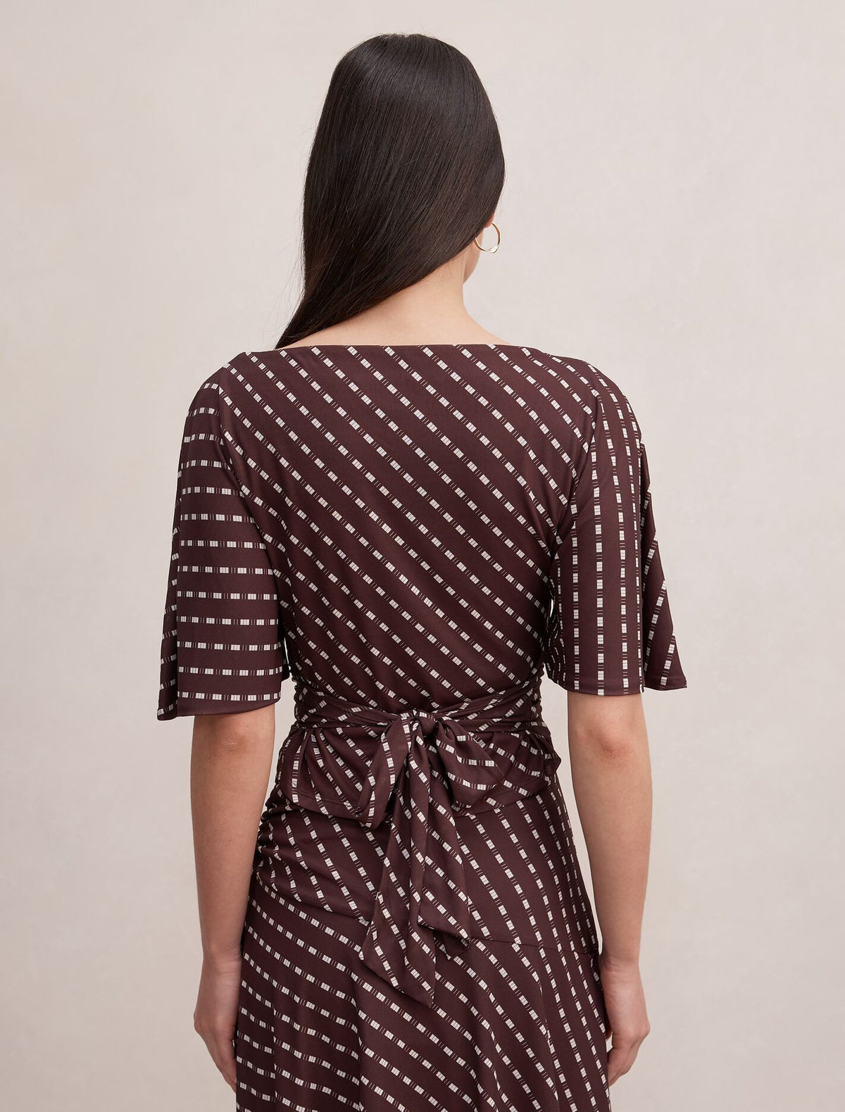 Paige Flutter Sleeve Tie Back Top Forever New