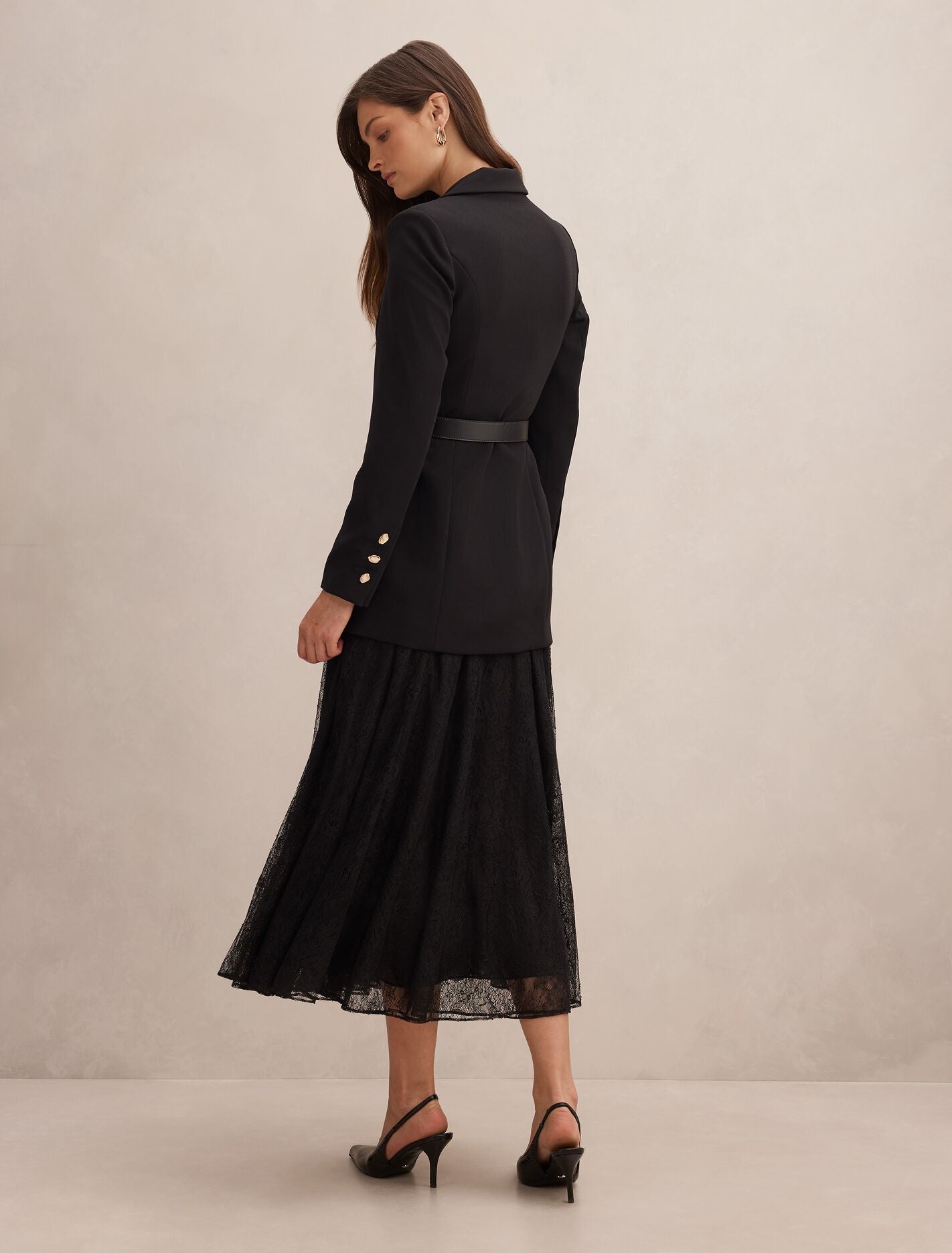 Fallon Lined Blazer 2 In 1 Lace Dress Forever New