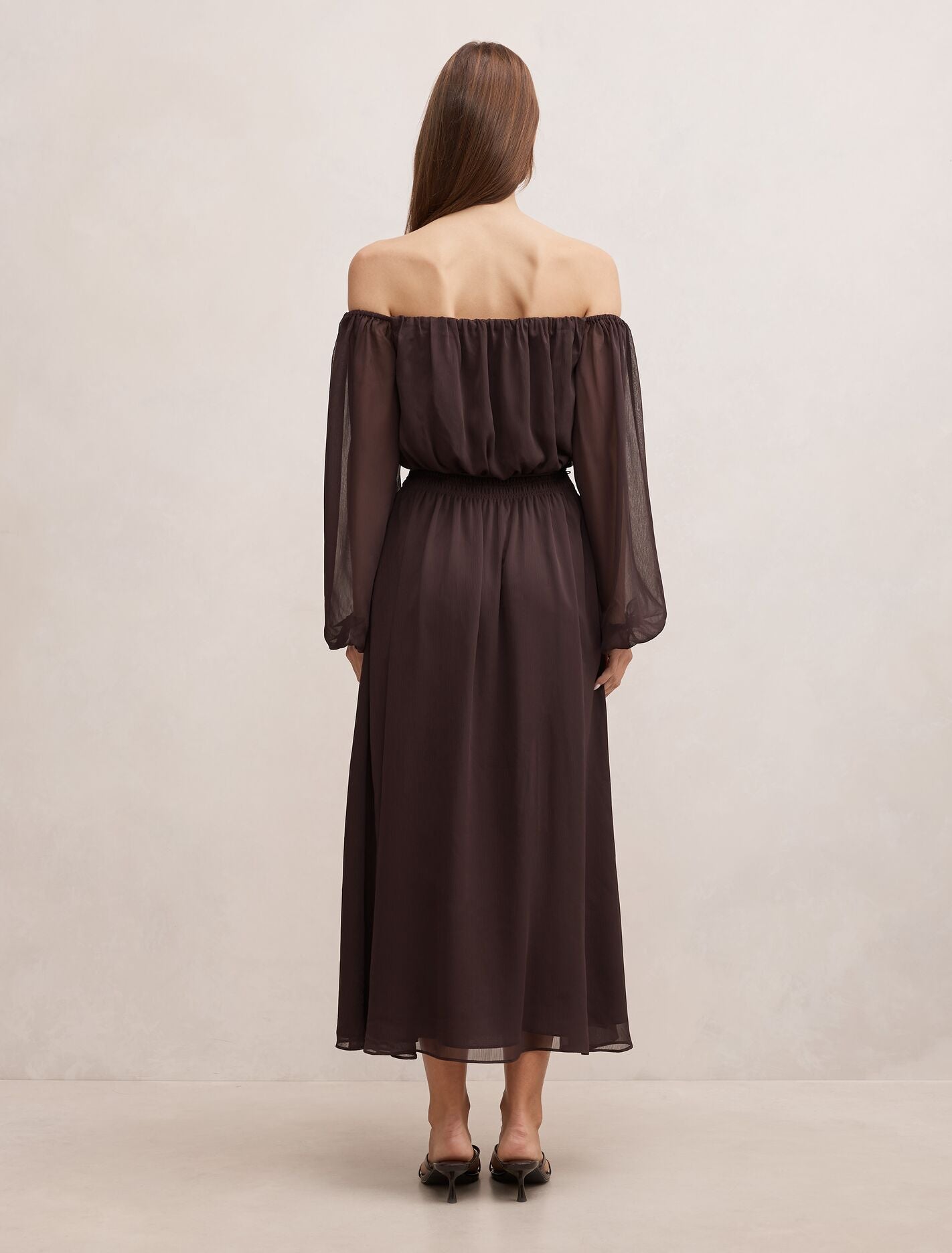Elodie Off Shoulder Midi Dress Forever New