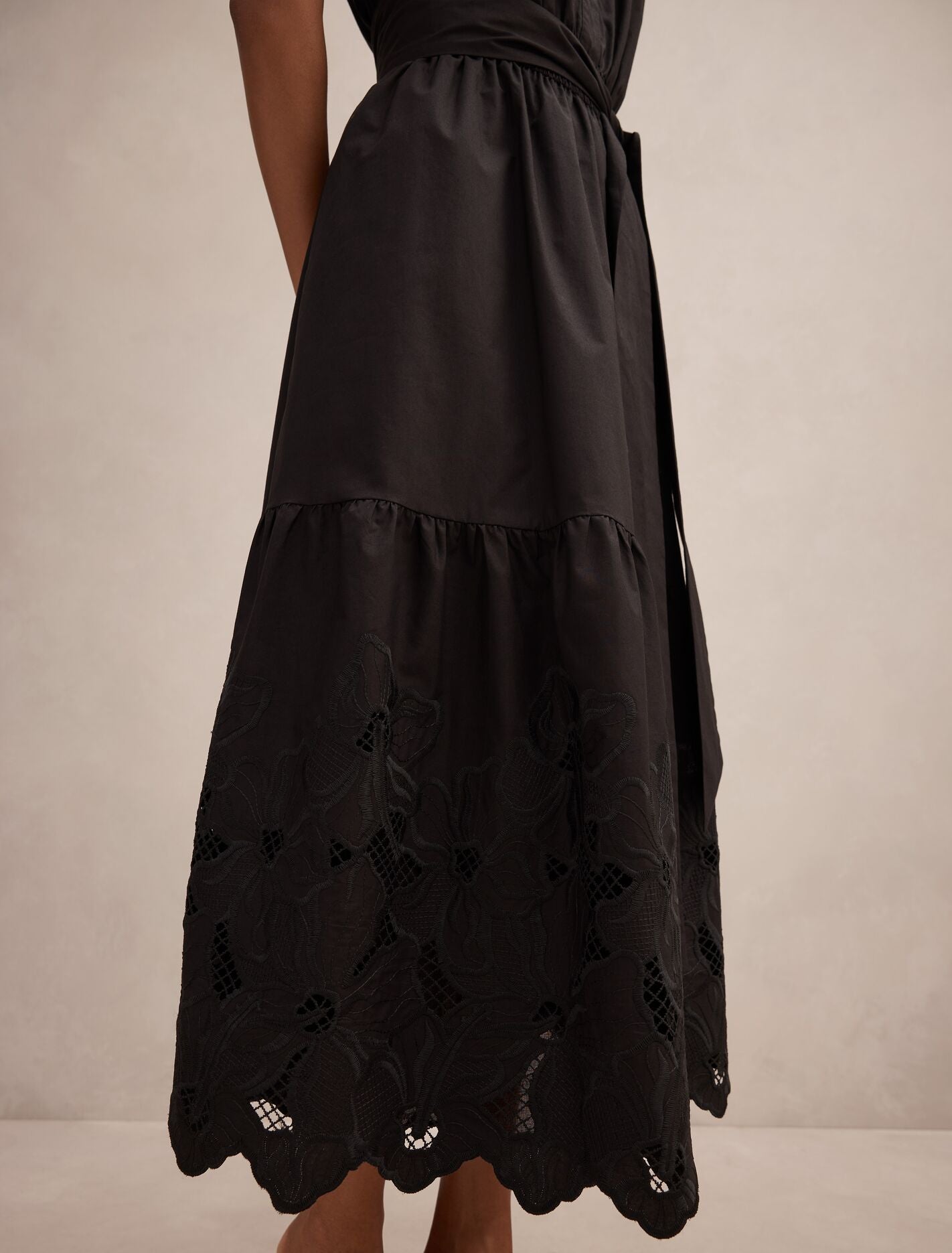 Dahlia Petite Embroidered Midi Dress