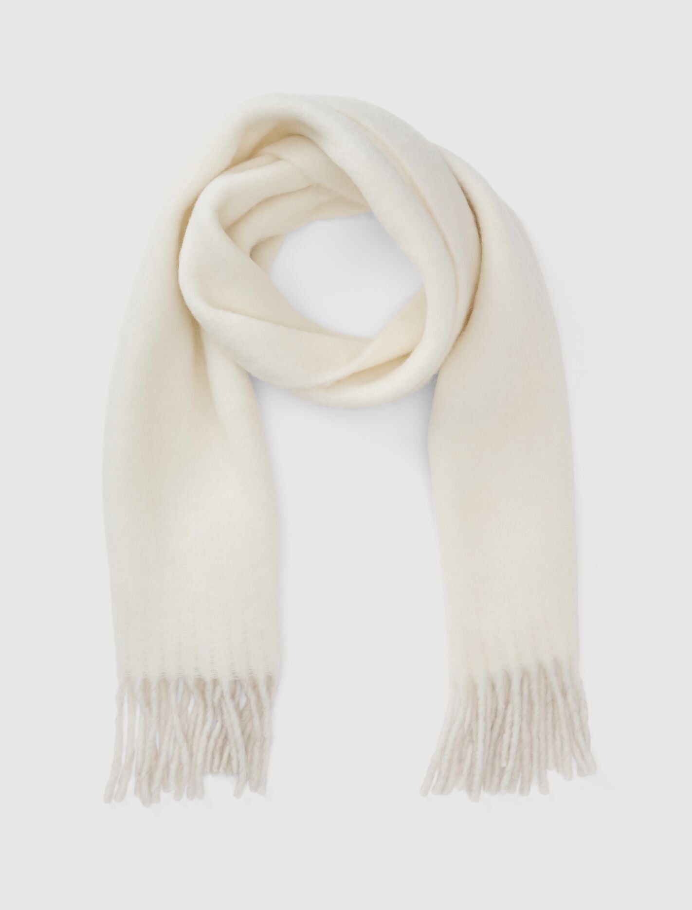Brianna Brushed Scarf Winter White | Forever New