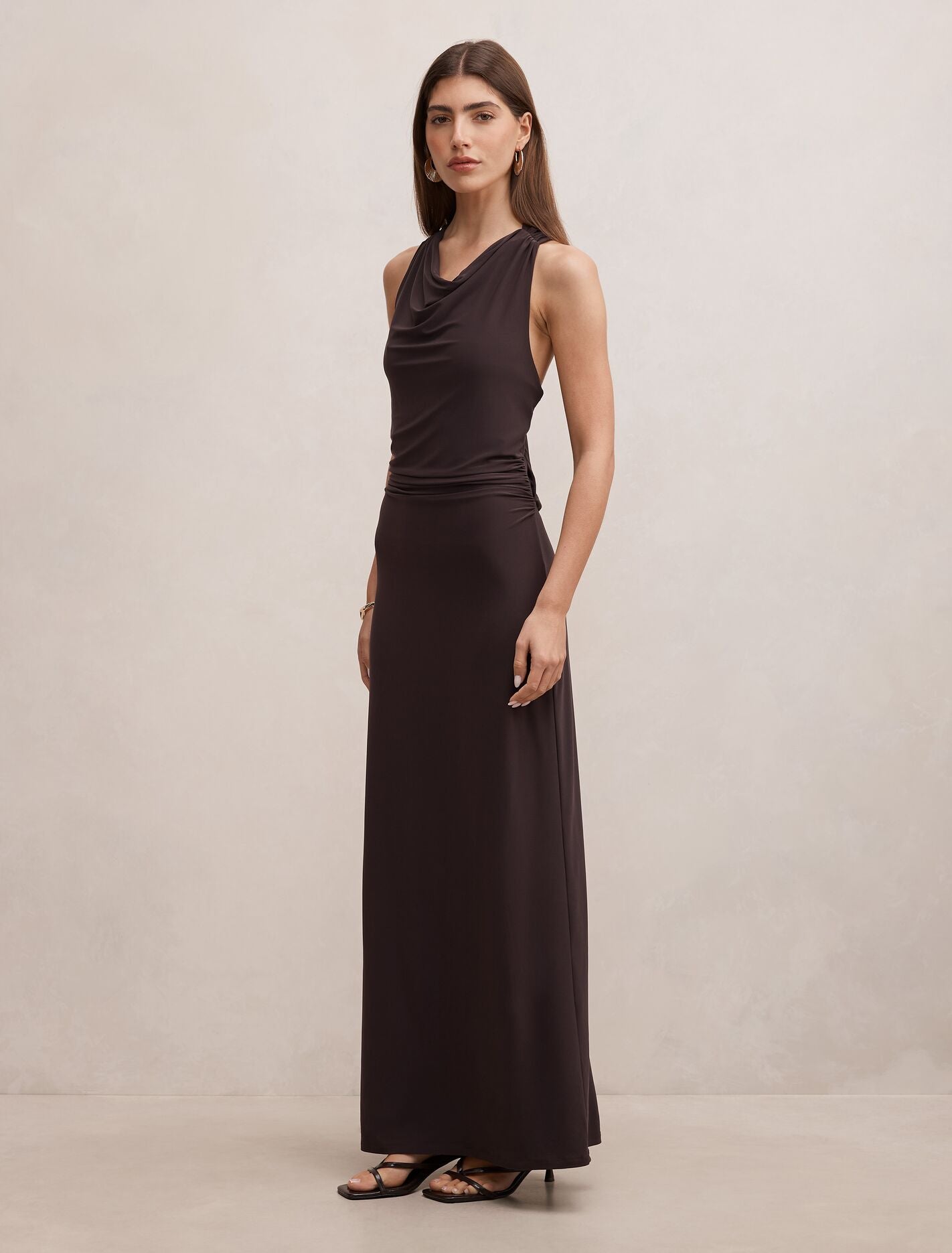 Jae Bubble Back Hardware Maxi Dress Forever New
