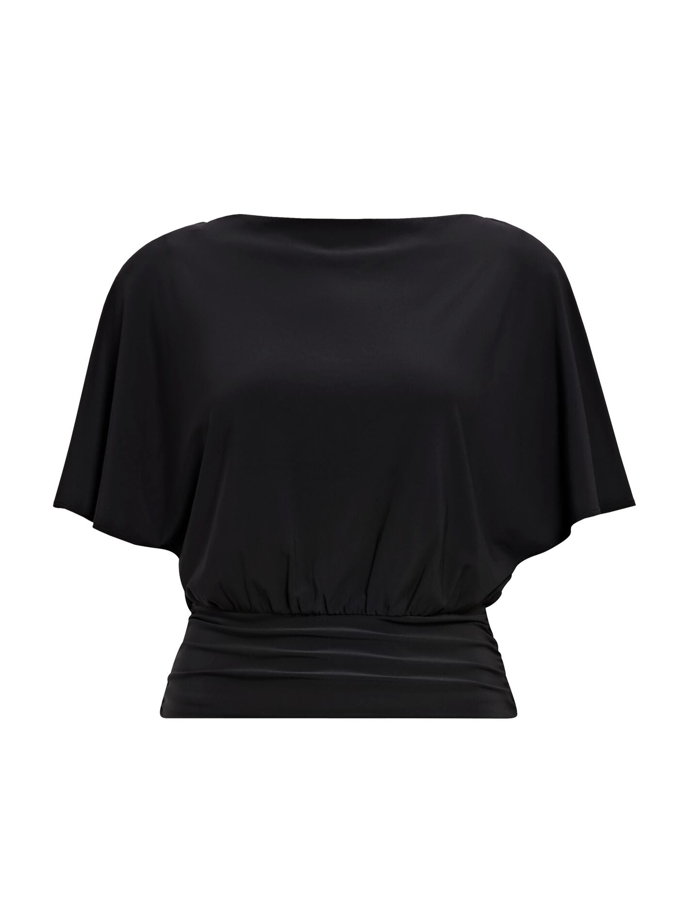 Piper Cinched Flutter Sleeve Top Forever New