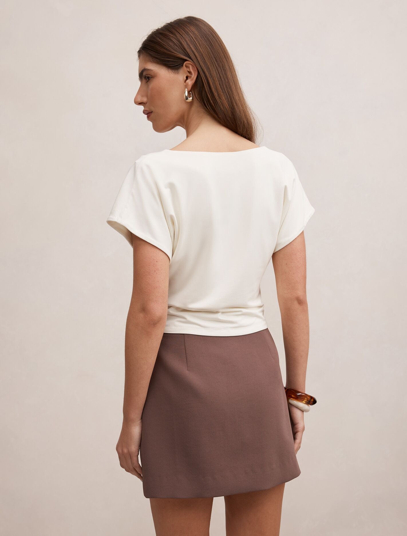 Phoebe Draped Cowl Top Forever New