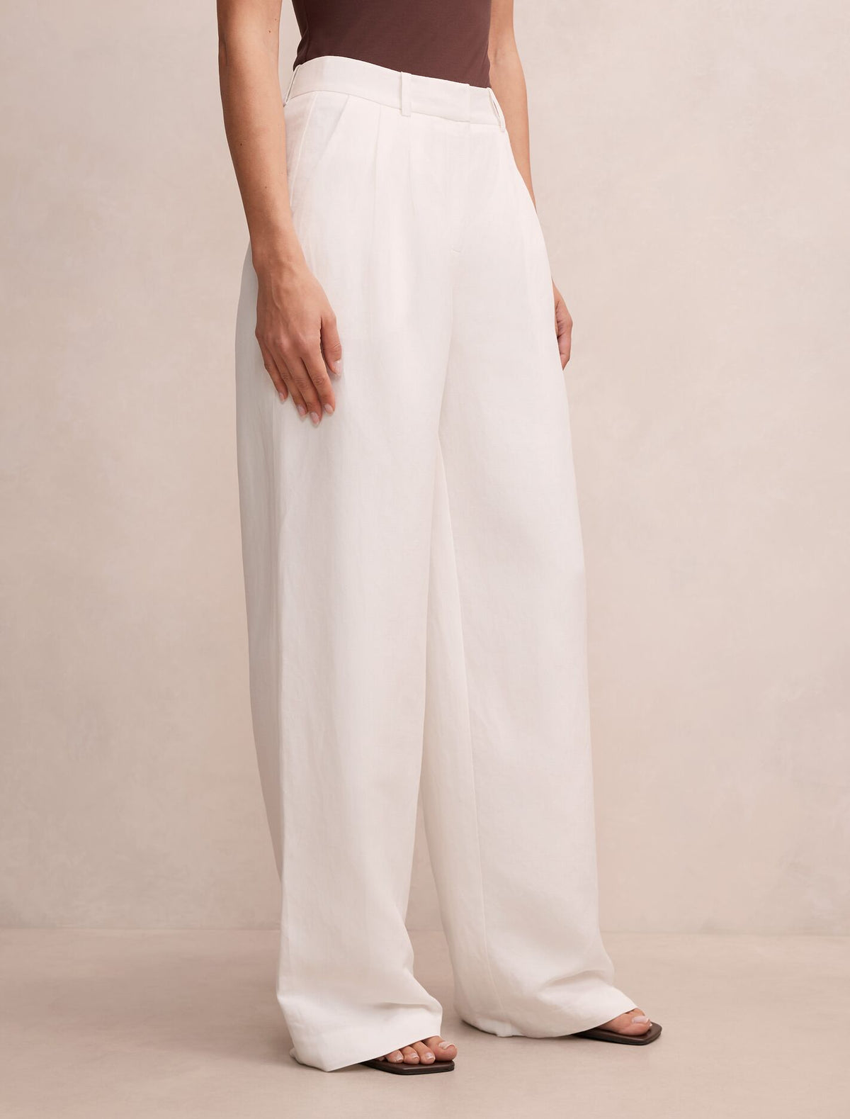 Eva Linen Wide Leg Pants Forever New