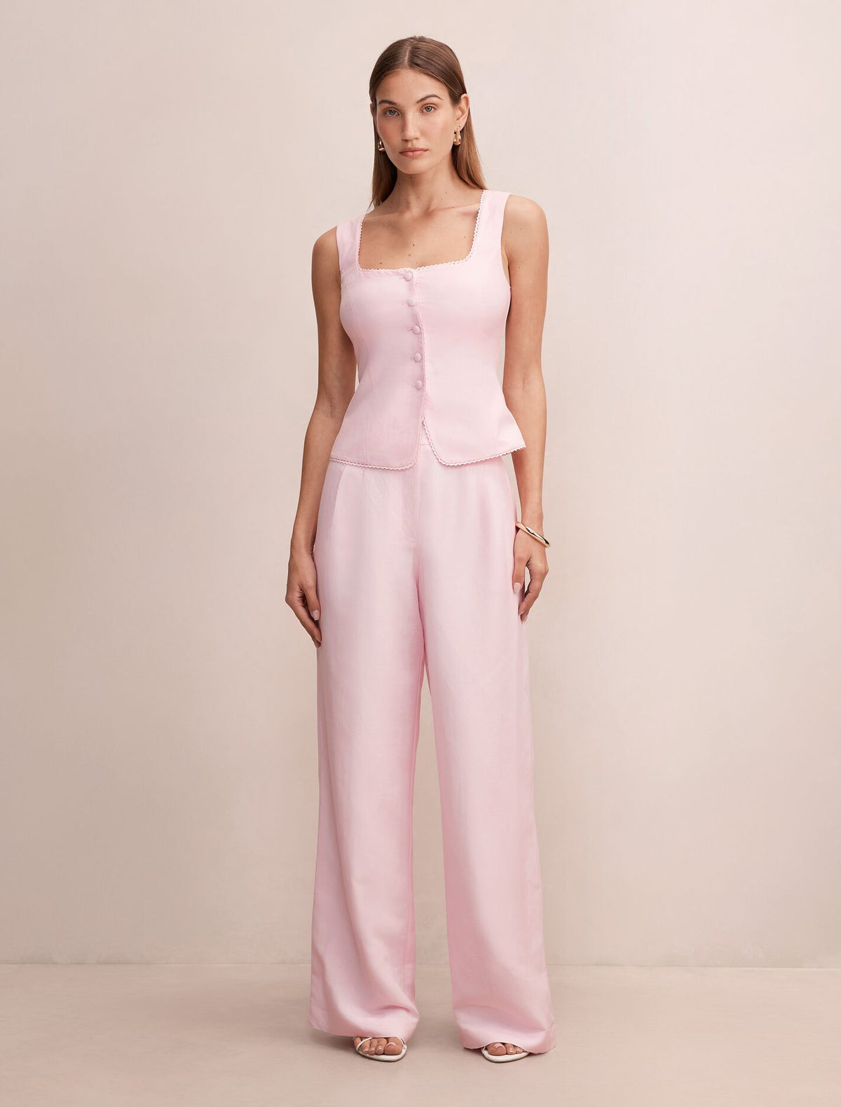 Eva Linen Wide Leg Pants Forever New