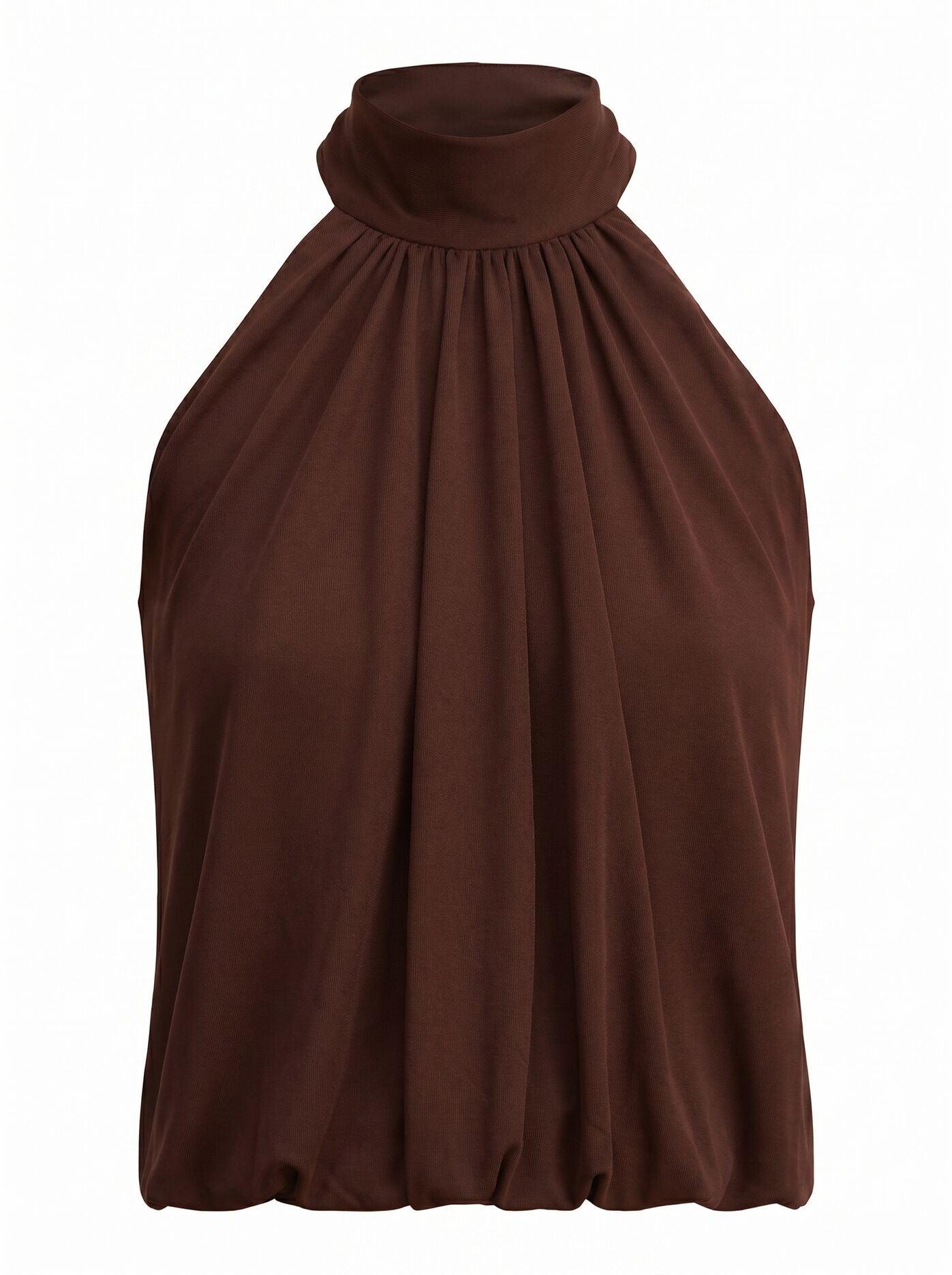 Layne Bubble Waist Halter Top Forever New