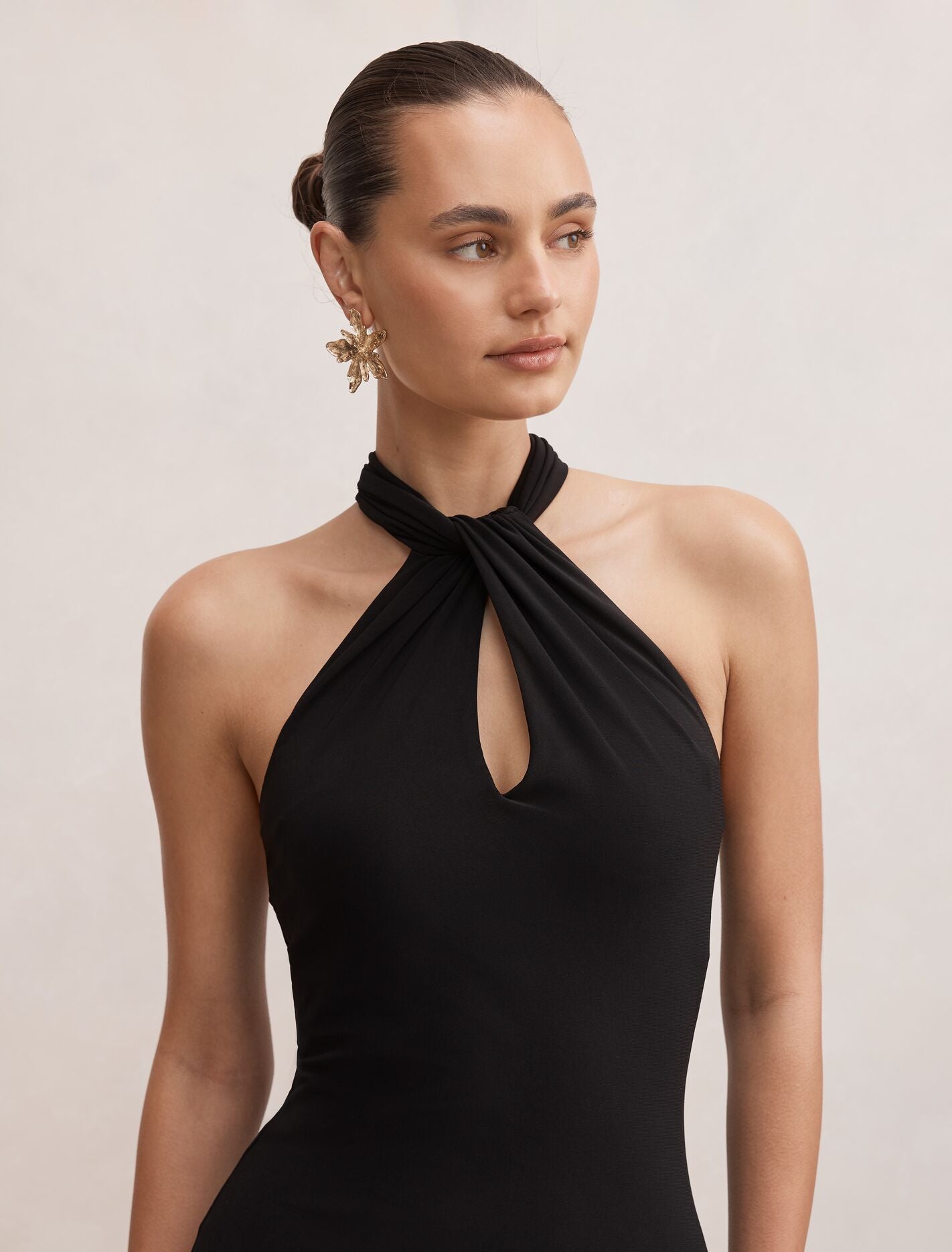 Arlette Halter Neck Scarf Maxi Dress Forever New