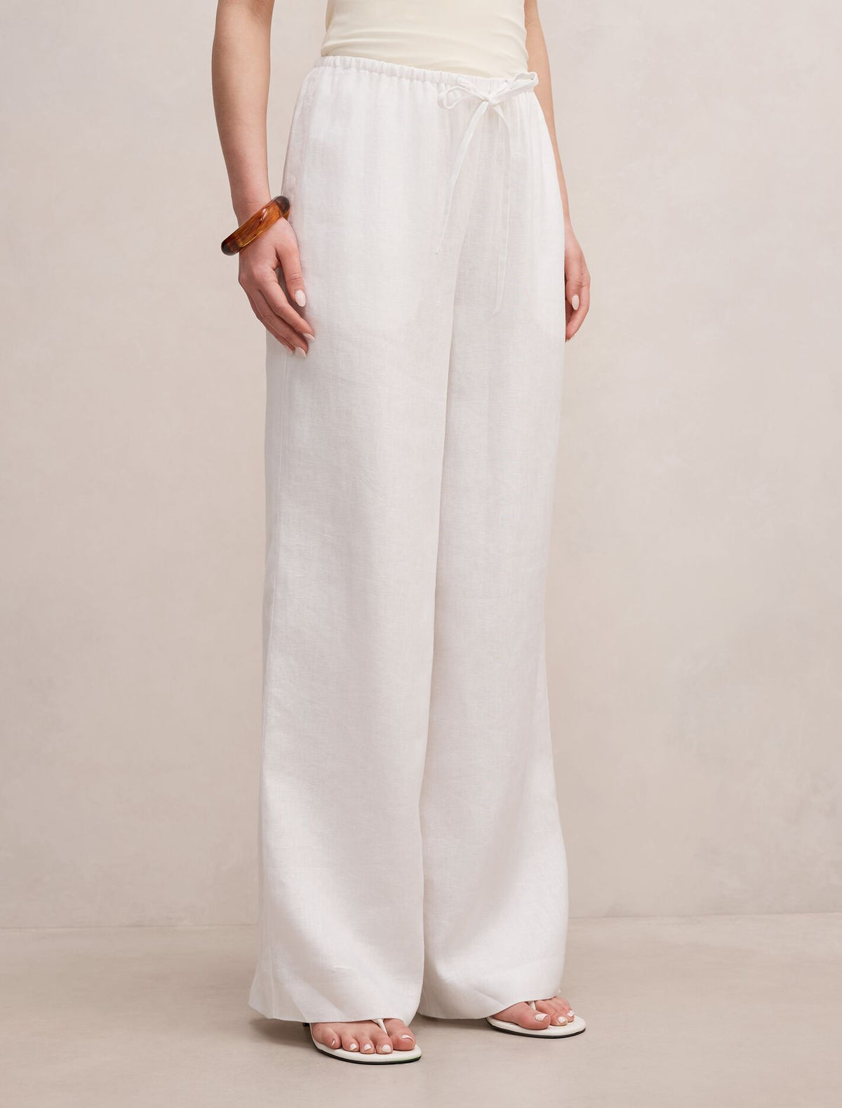 Lily Linen Drawstring Pants Forever New