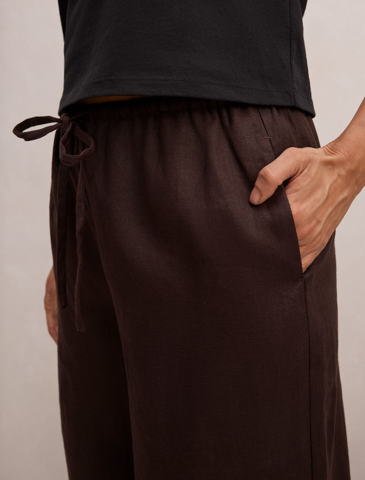 Lily Linen Drawstring Pants Forever New